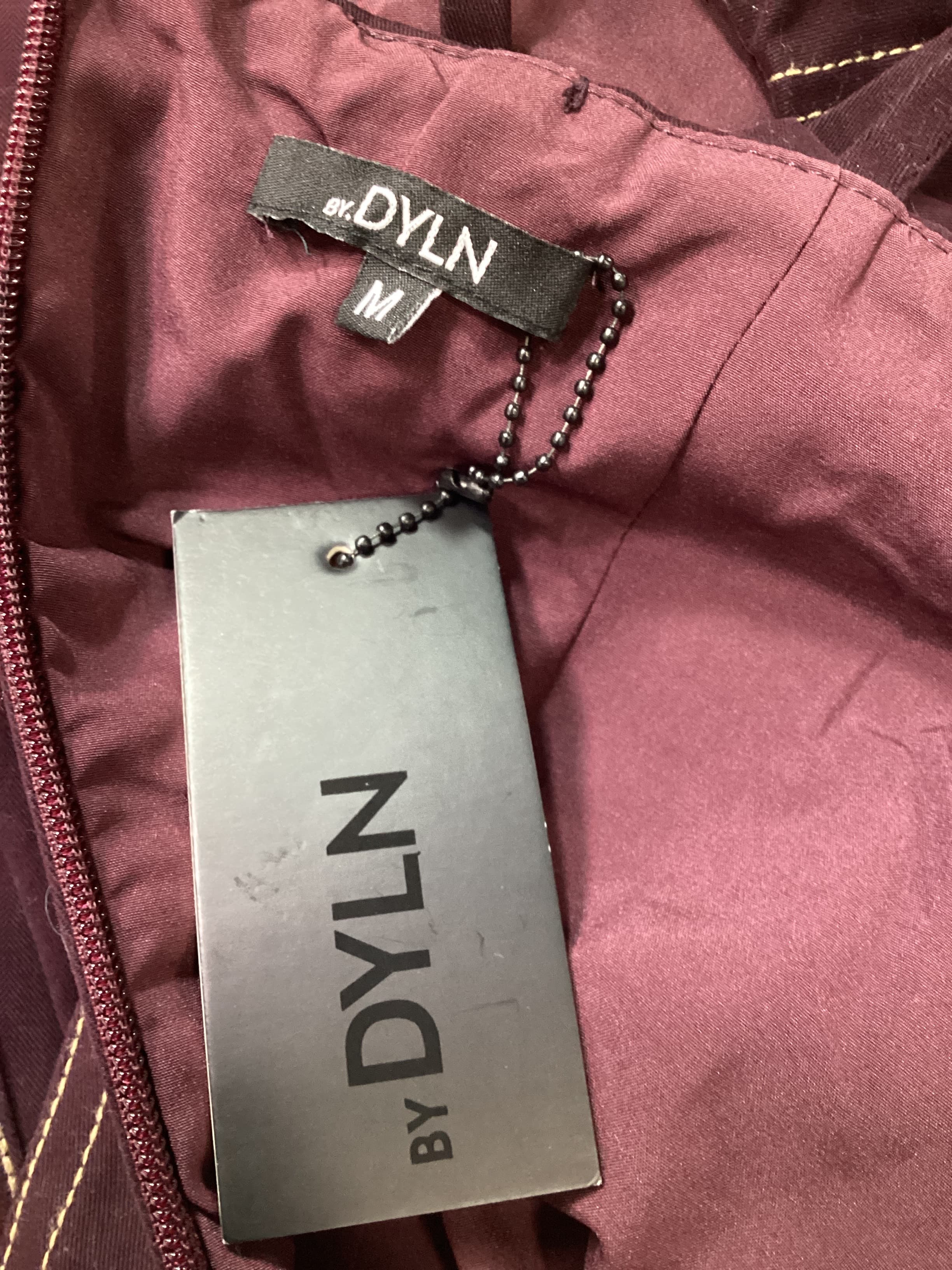 Dena Dress In Dark Plum - Image 4