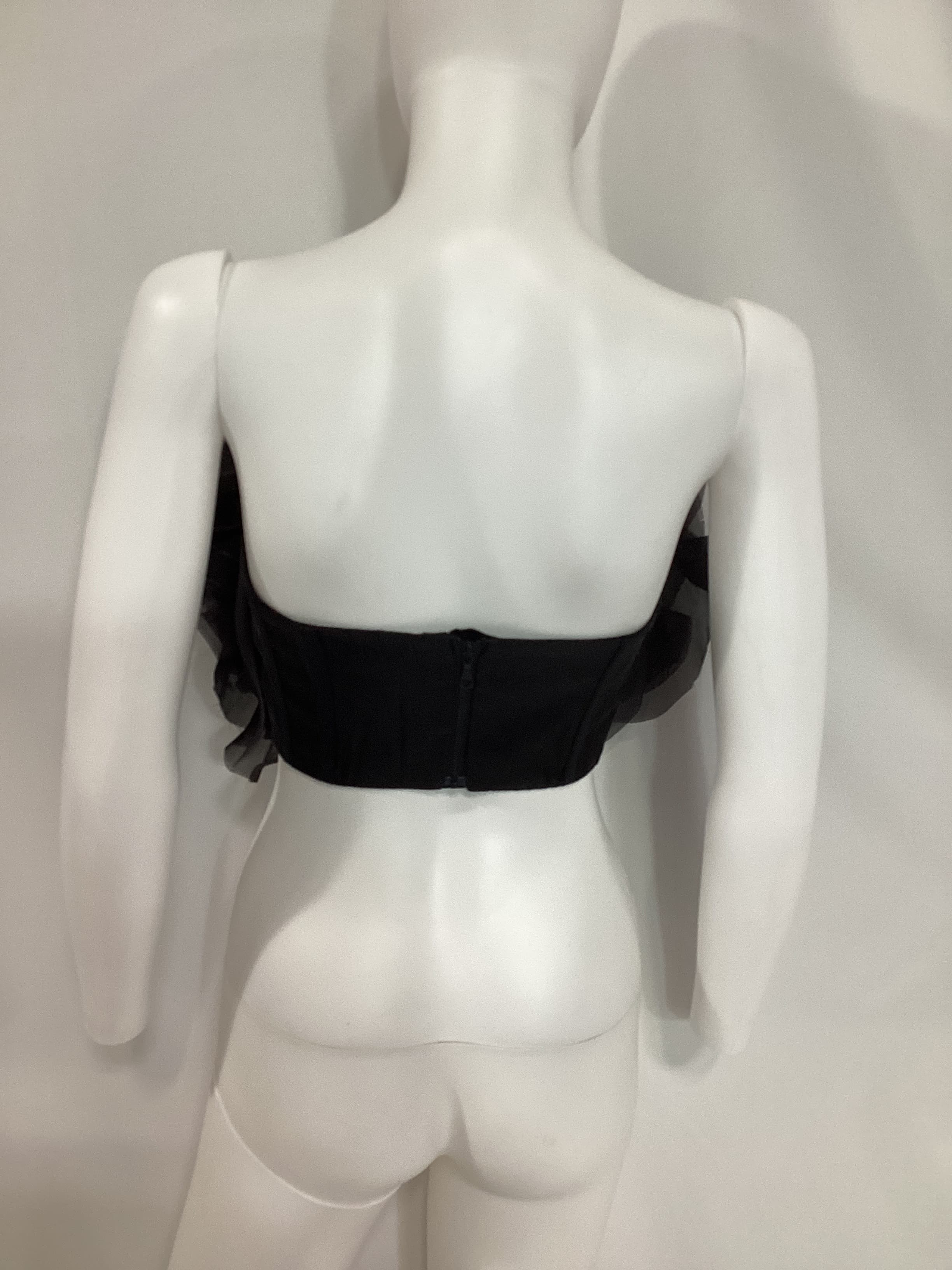 Fleurette Bustier In Black - Image 4