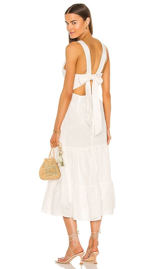 Reign Maxi Dress In Ivory - Image 1