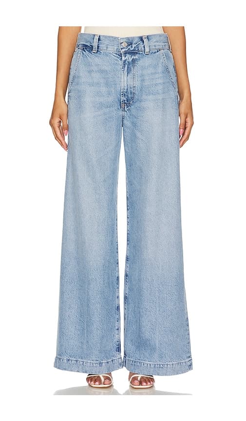 Beverly Wide Leg In Lune - Image 1