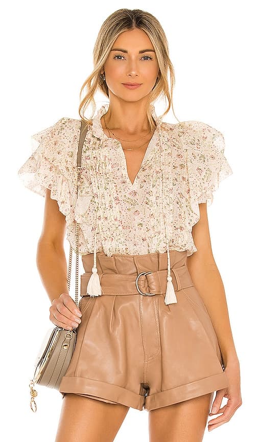 Katy Blouse In Victorian Floral - Image 1