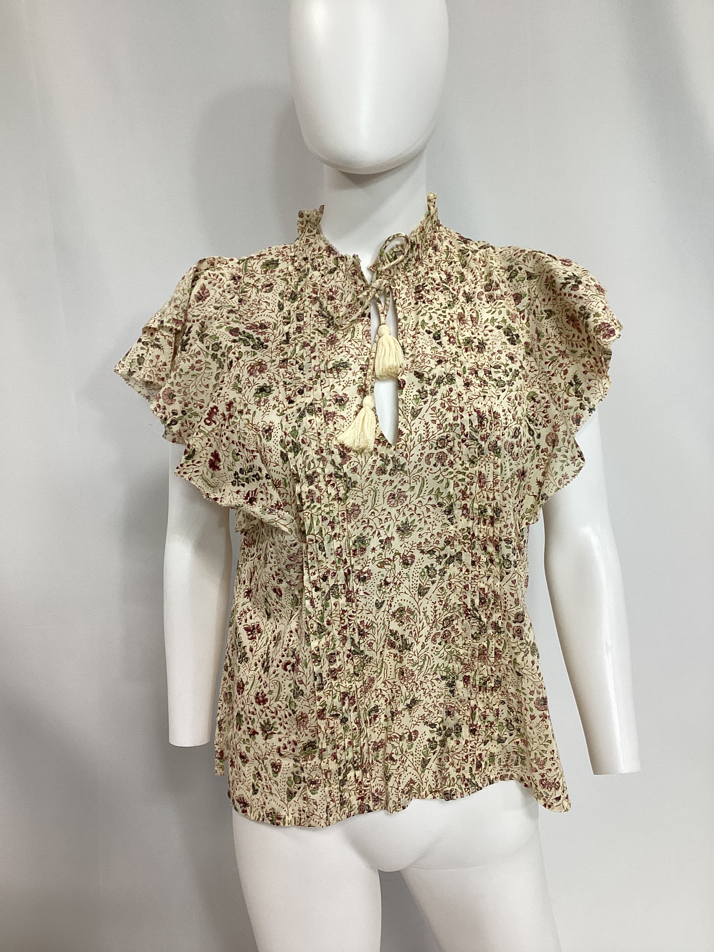Katy Blouse In Victorian Floral - Image 2