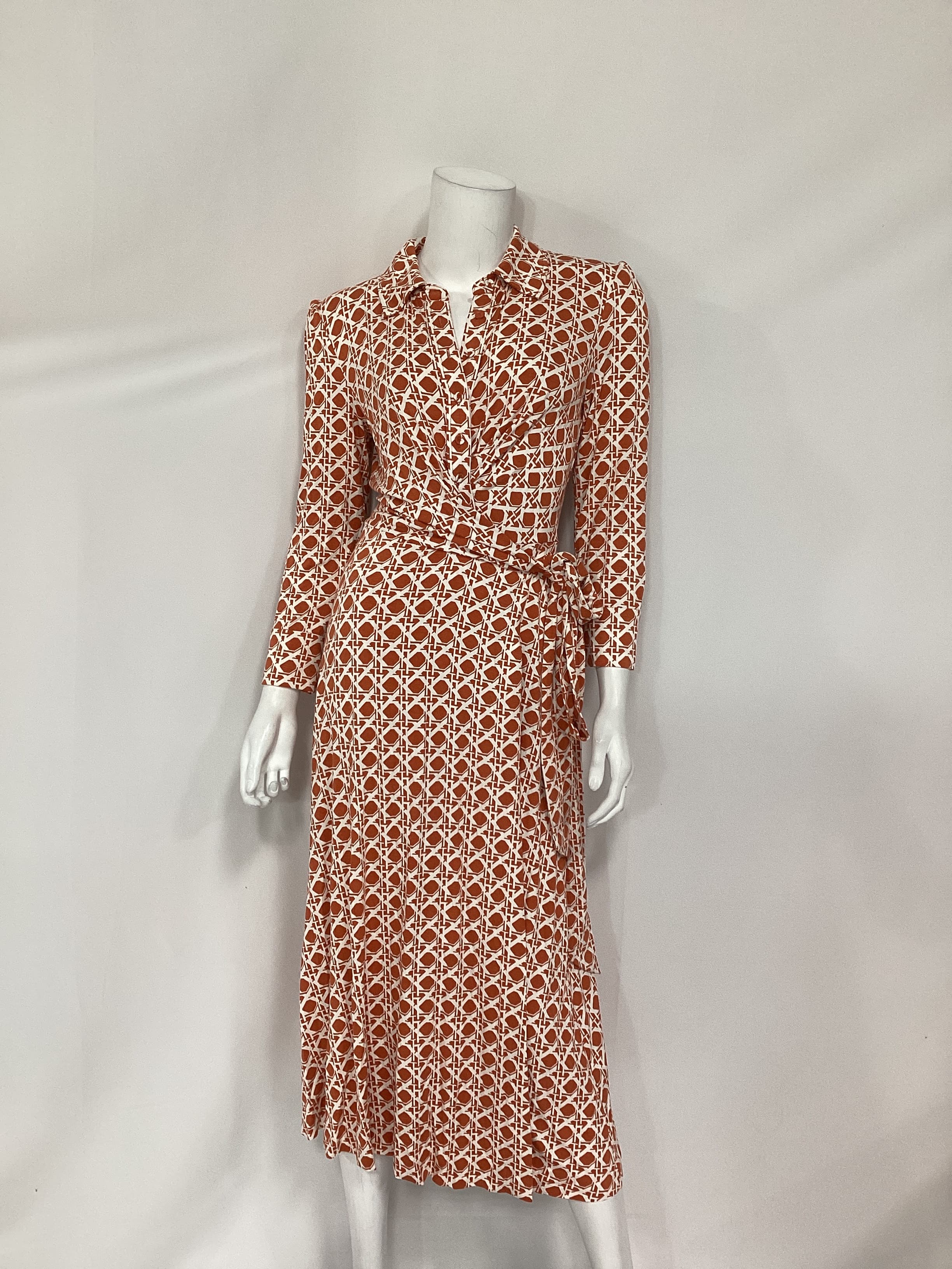 Sana Two Dress In Vintage Cane Marmalade - Image 3