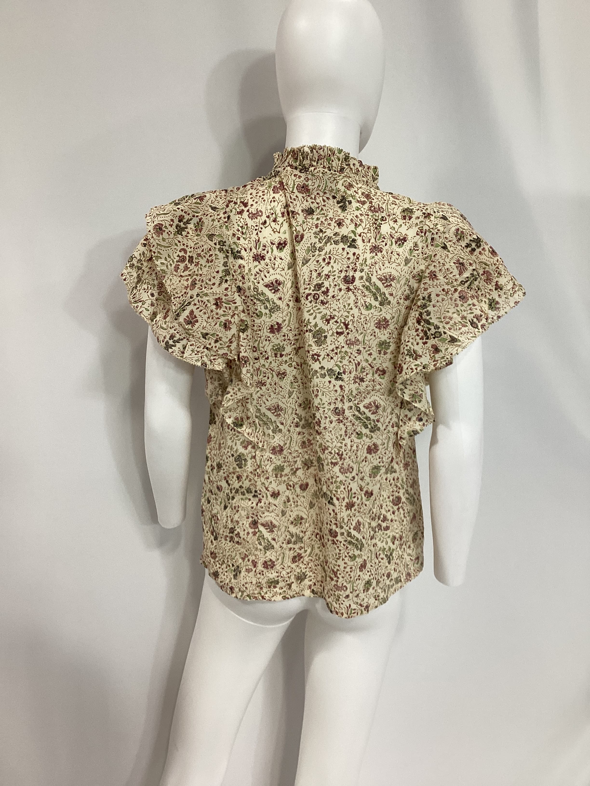 Katy Blouse In Victorian Floral - Image 3
