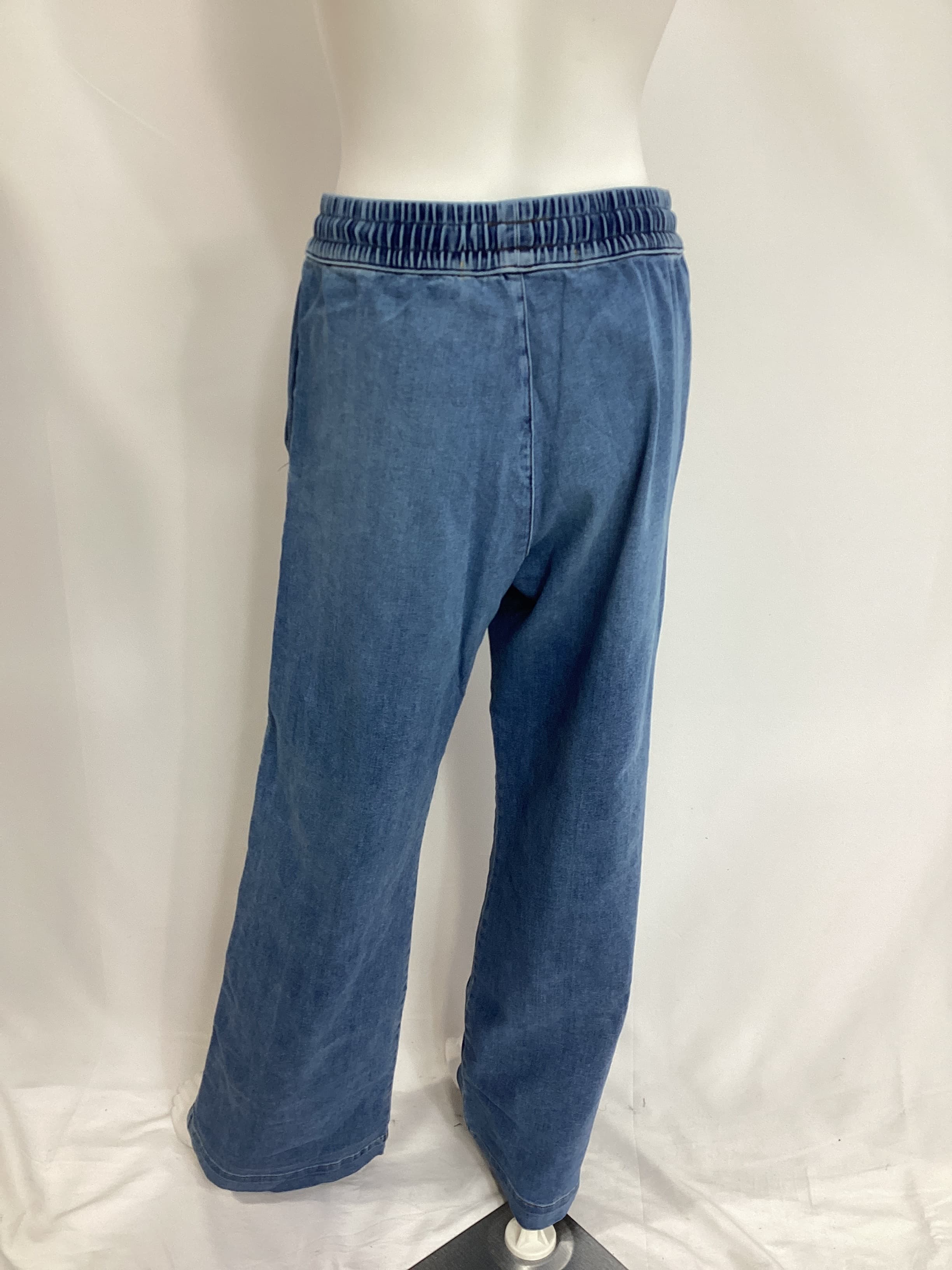 Soft Denim Pant In Mid Wash - Image 2