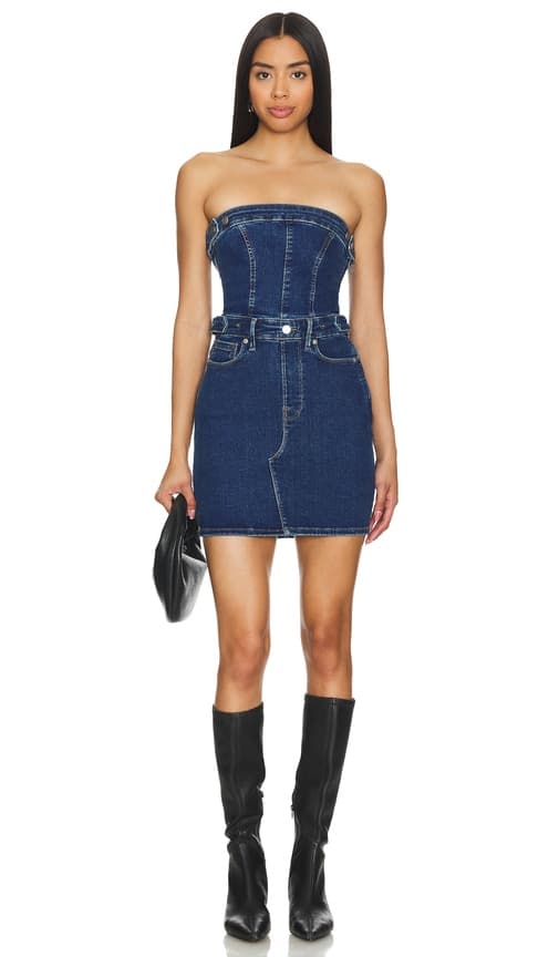 Tube Mini Dress In Indigo594 - Image 1