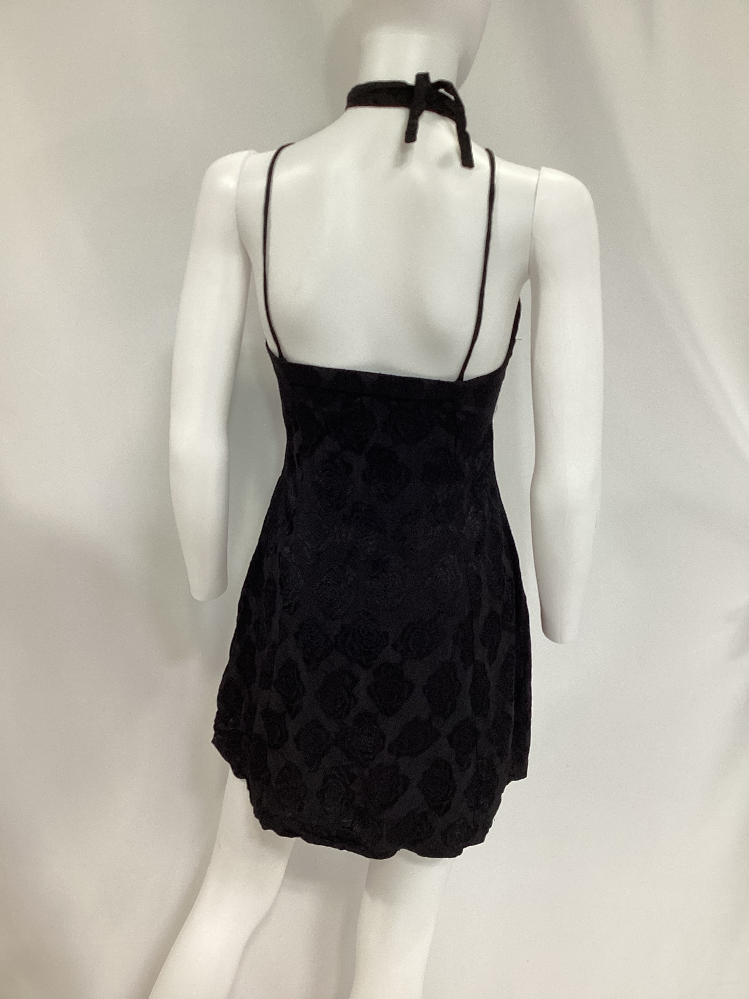 Melody Mini Dress In Black - Image 3