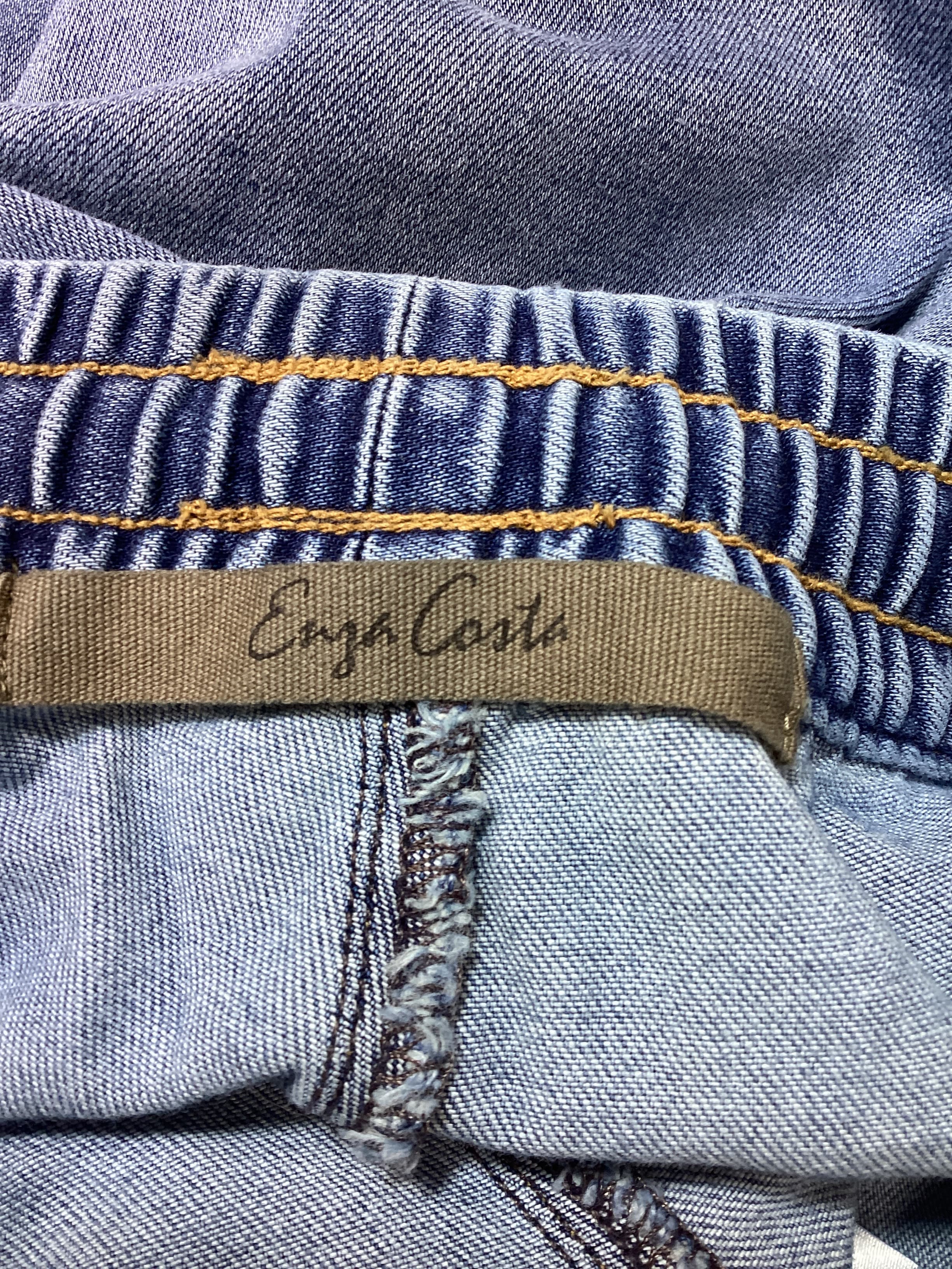 Soft Denim Pant In Mid Wash - Image 4