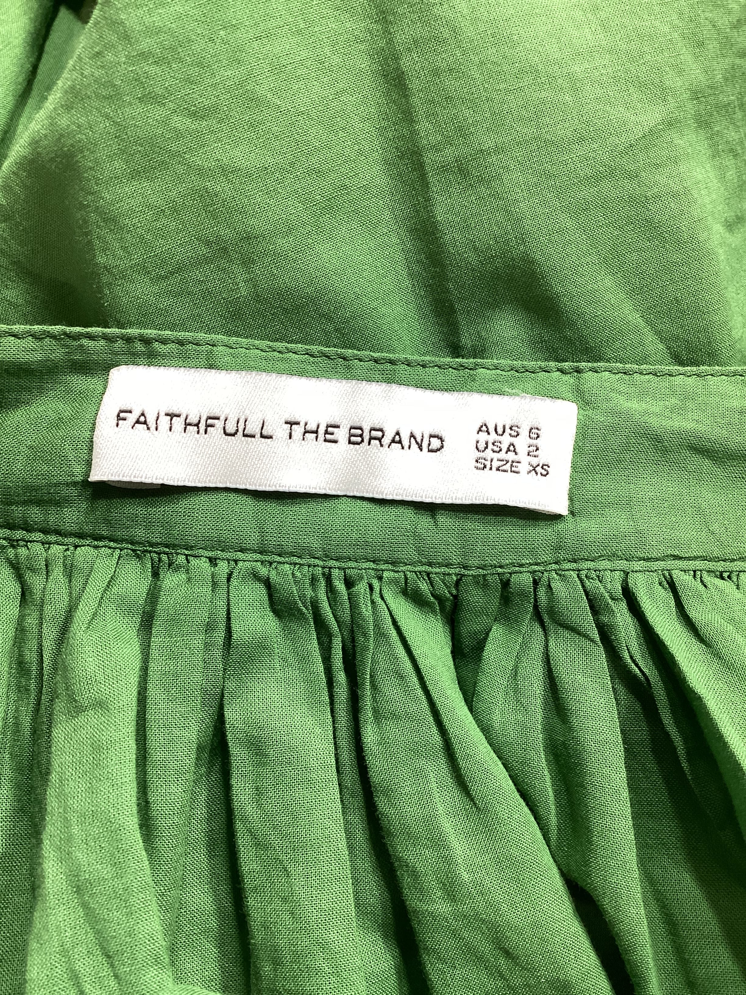 Lucita Smock Dress In Dark Green - Image 3