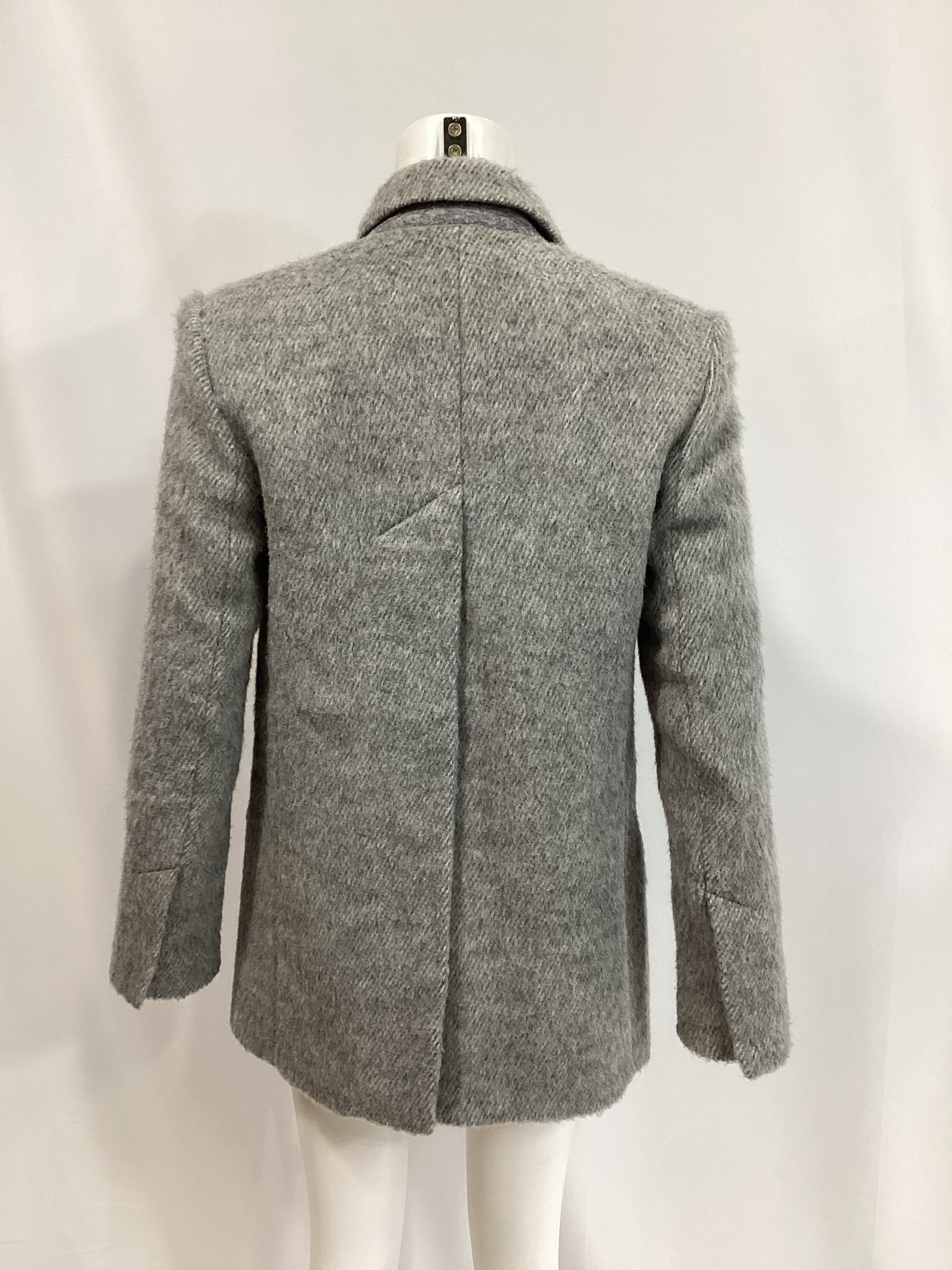 Oversized Blazer In Grey Melange - Image 2