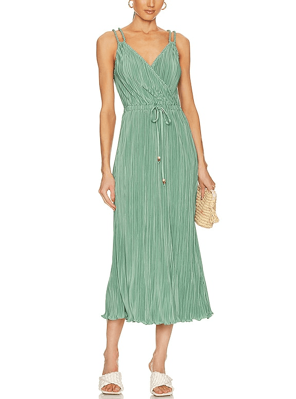 Zelda Dress In Jade - Image 1
