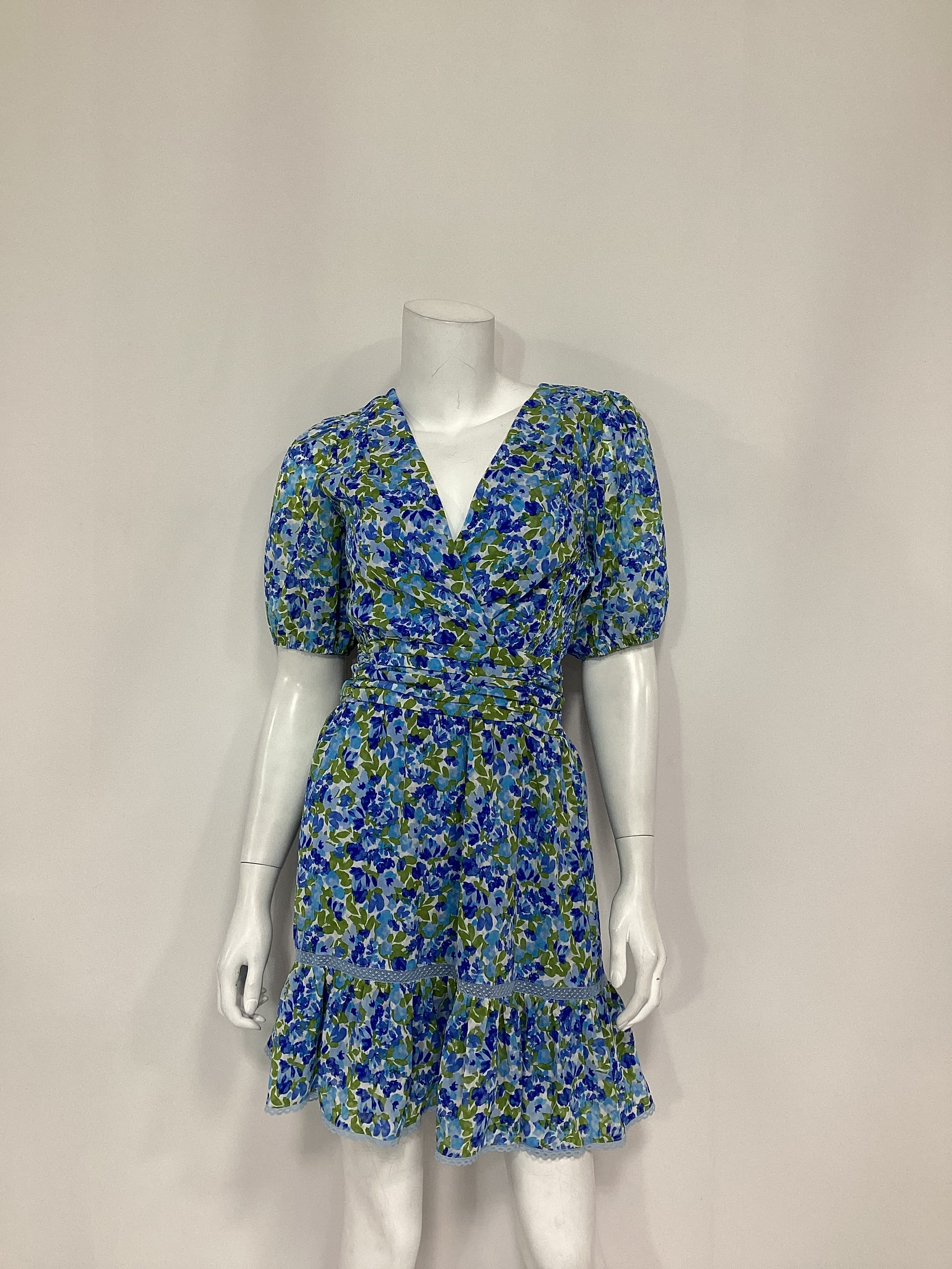 Muna Dress In Azure - Image 3