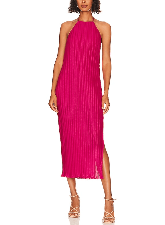 House Of Harlow 1960 X Revolve Frederick Dress In Bright Pink - Image 1