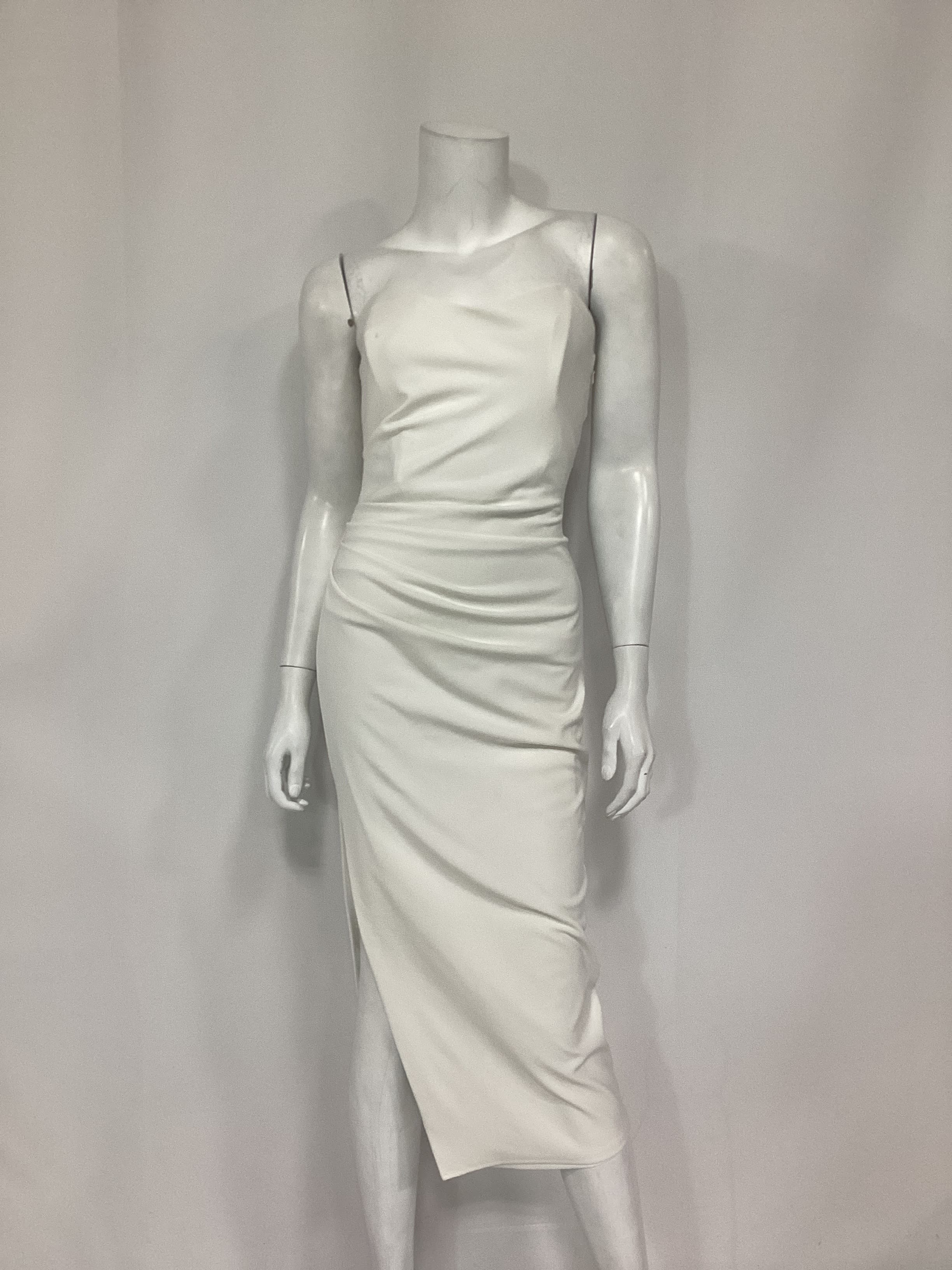 Ashun Dress In Ivory - Image 3