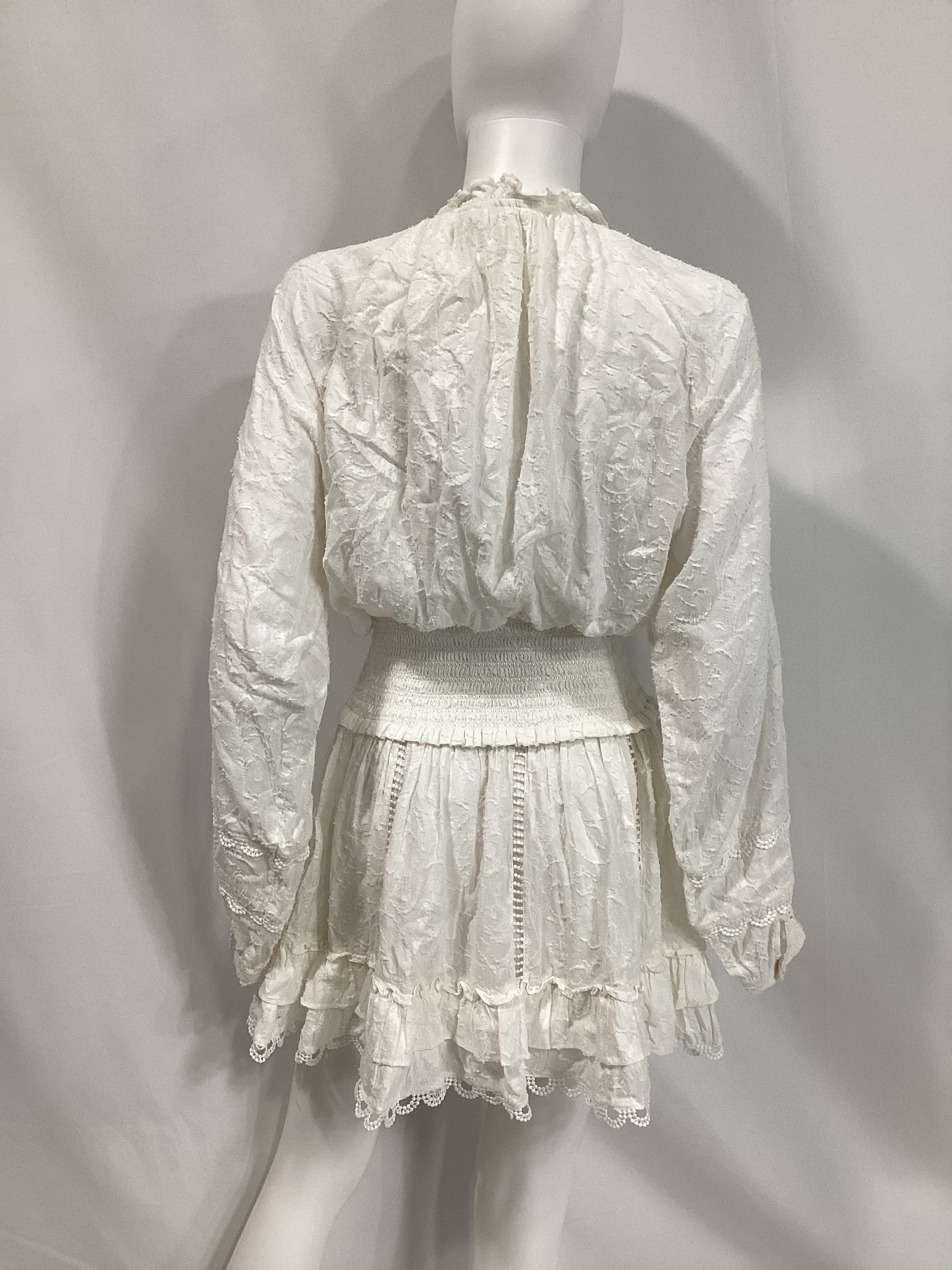 Hemant And Nandita X Revolve Mavi Mini Dress In White - Image 4