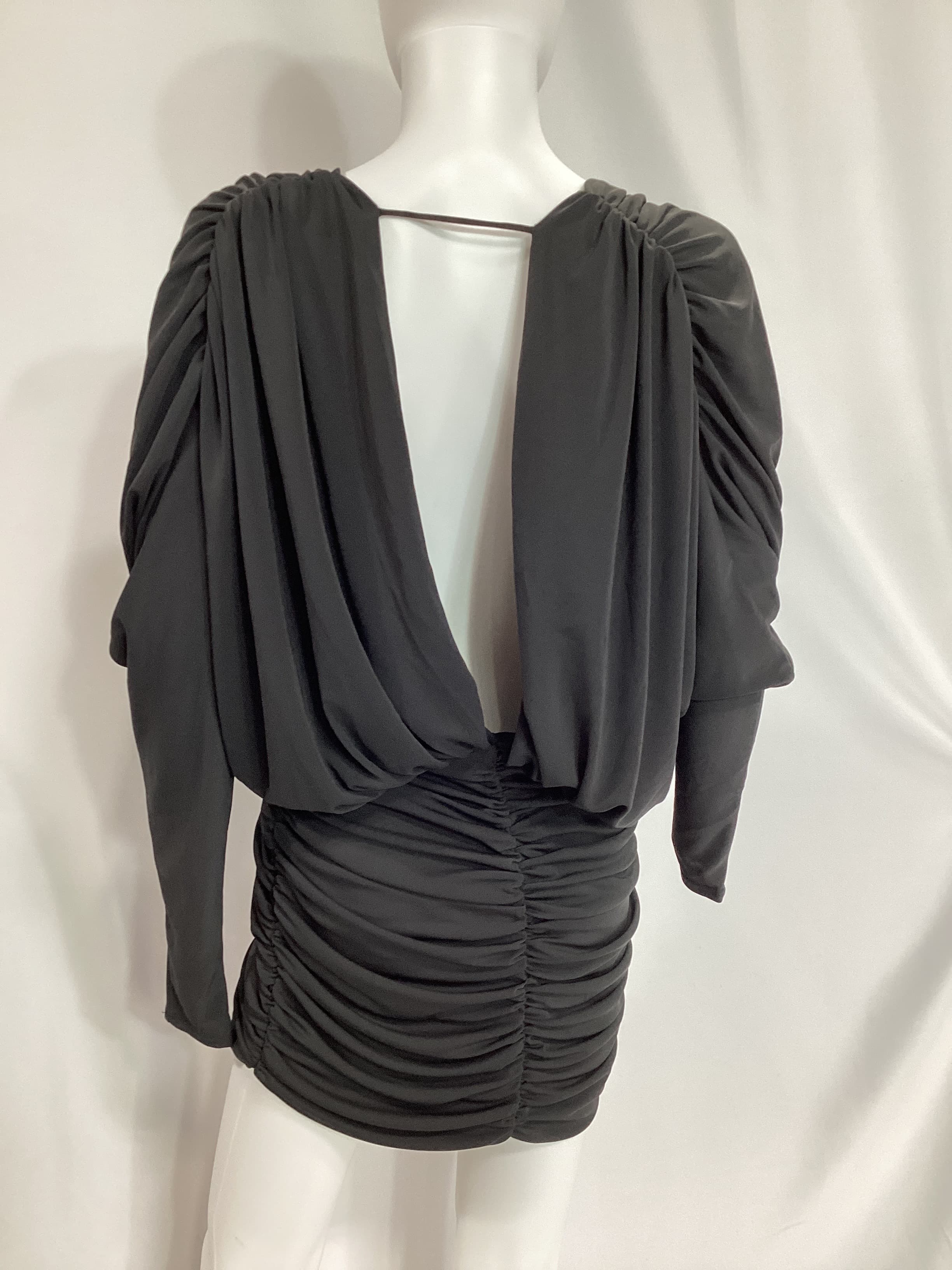 Blake Mini Dress In Black - Image 2