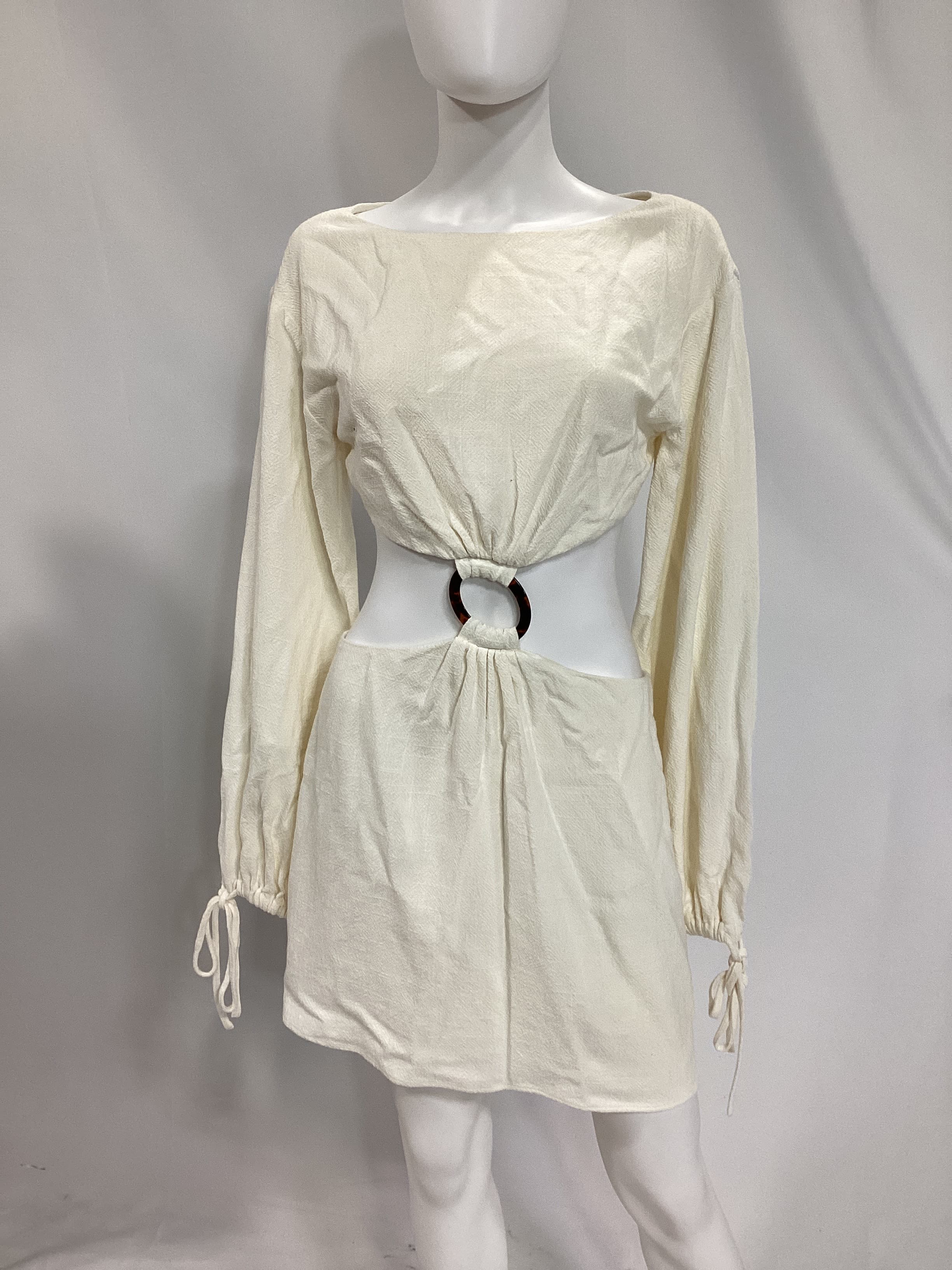 Alora Dress In Ivory - Image 3