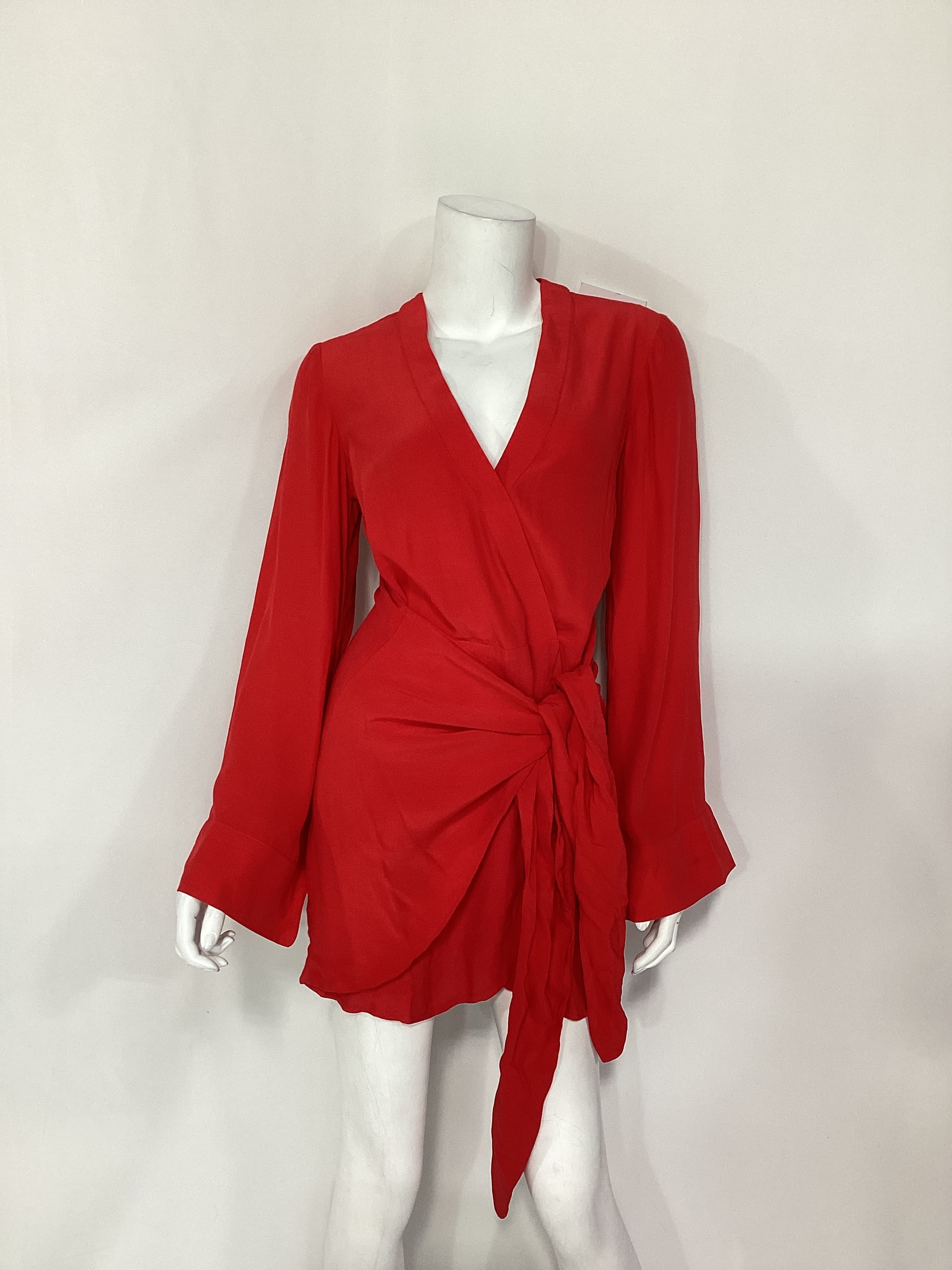 The Janeiro Mini Dress In Red - Image 3