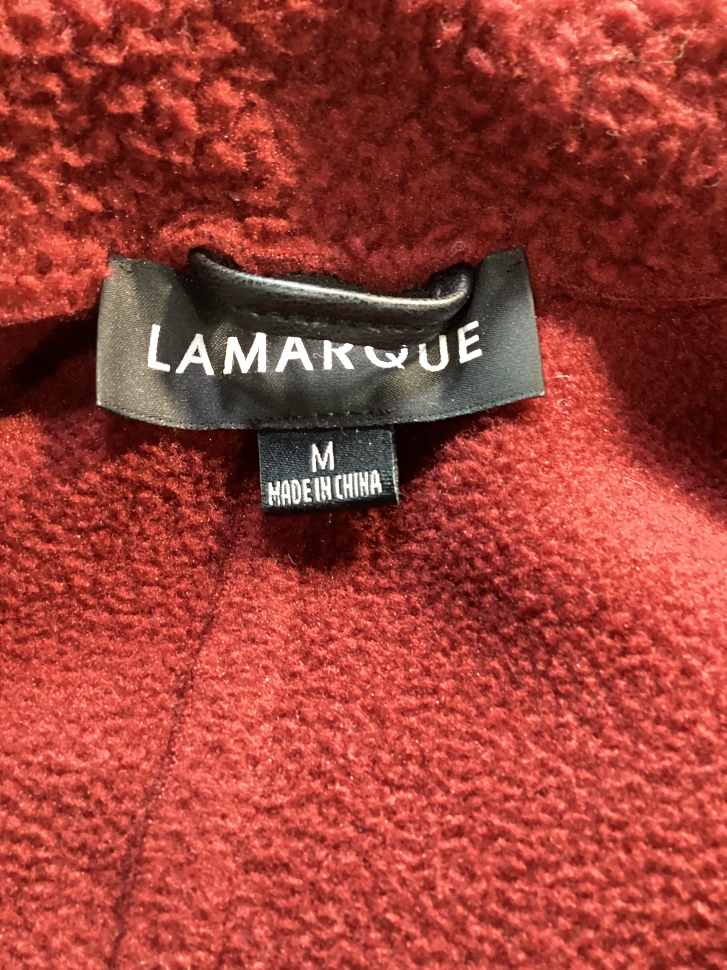 Helsa Fleece Jacket In Syrah - Image 2