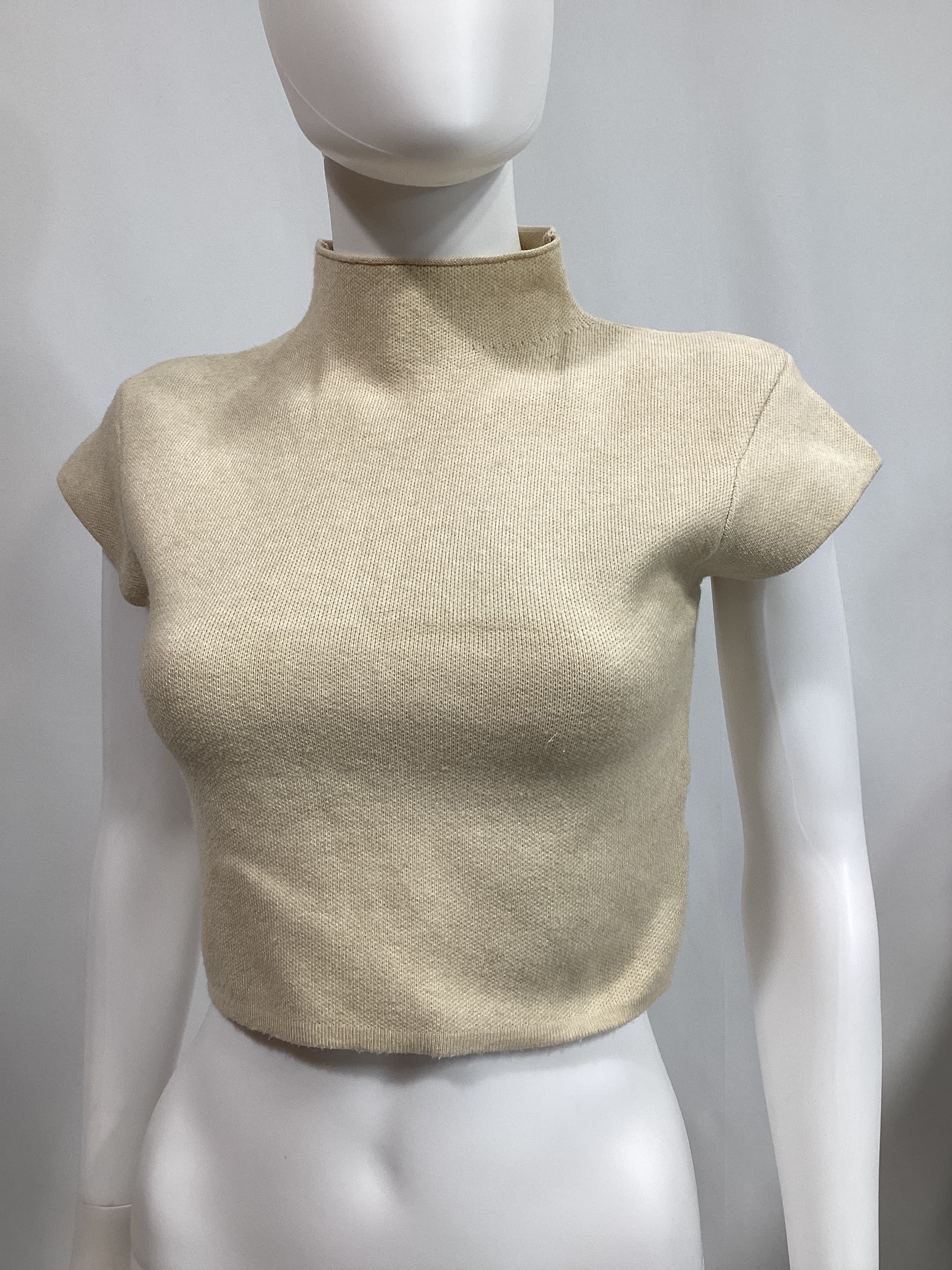 Rumi Short Sleeve Sweater In Bone - Image 4