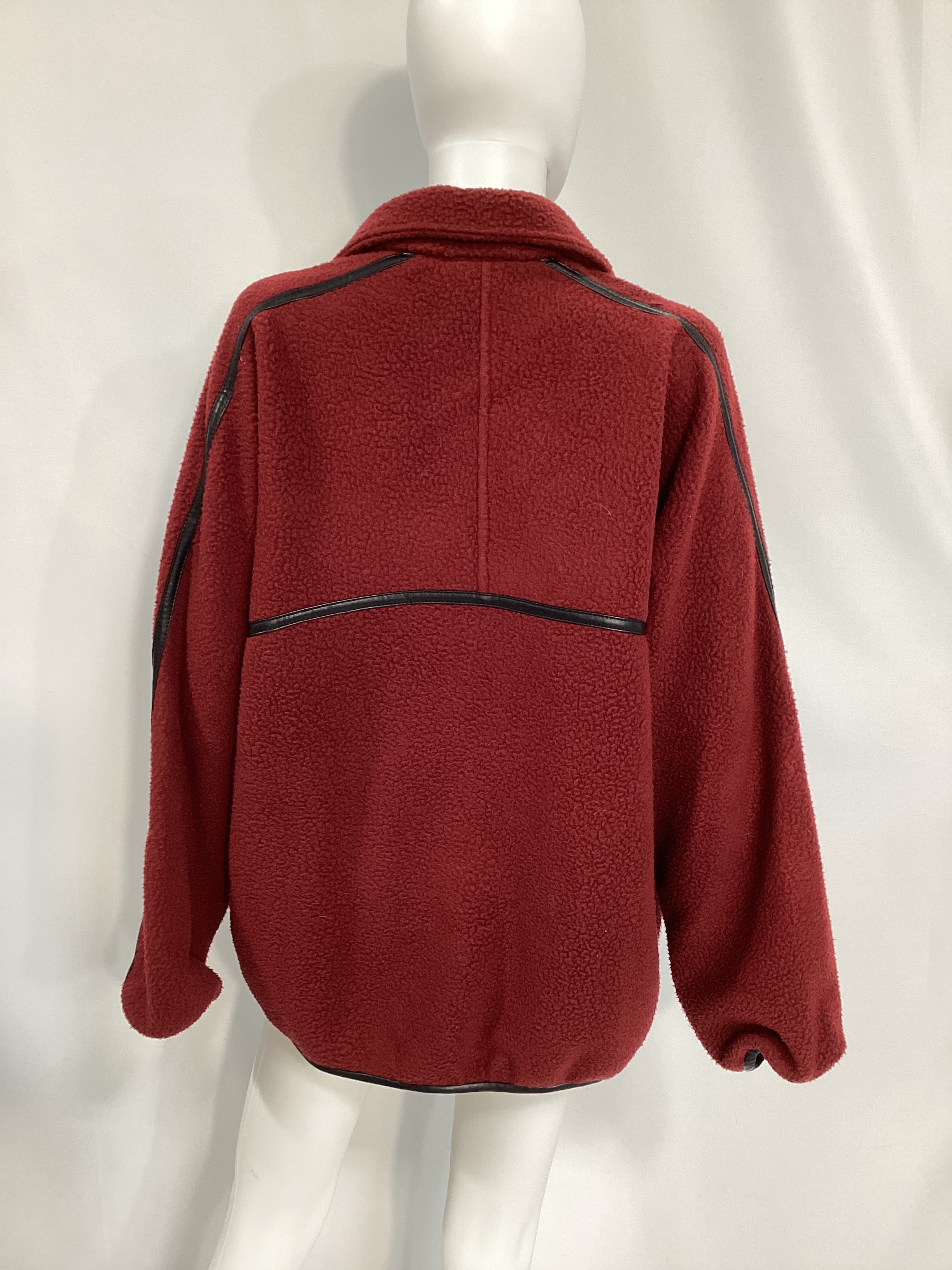Helsa Fleece Jacket In Syrah - Image 4