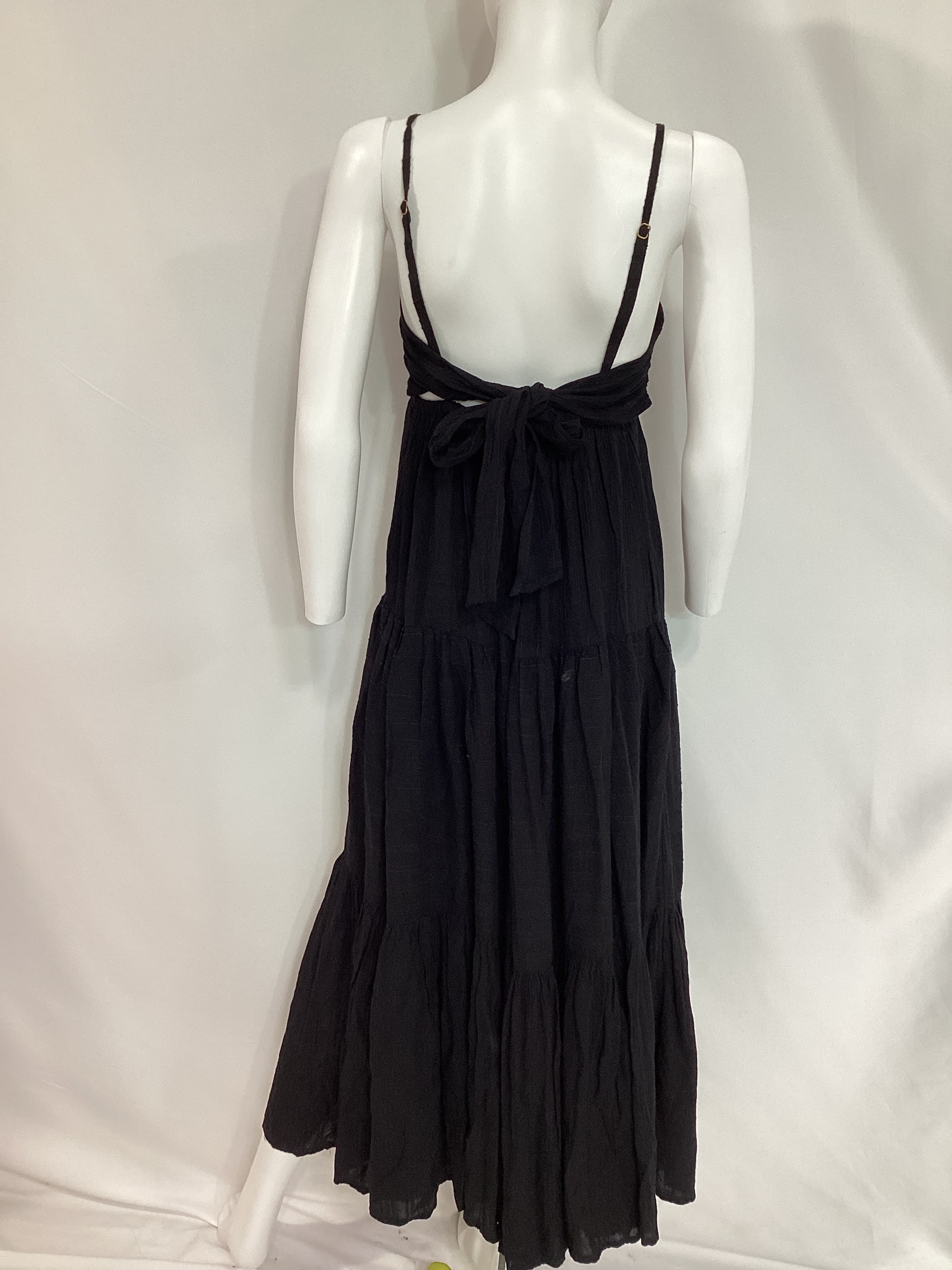 Santorini Dress In Black - Image 4
