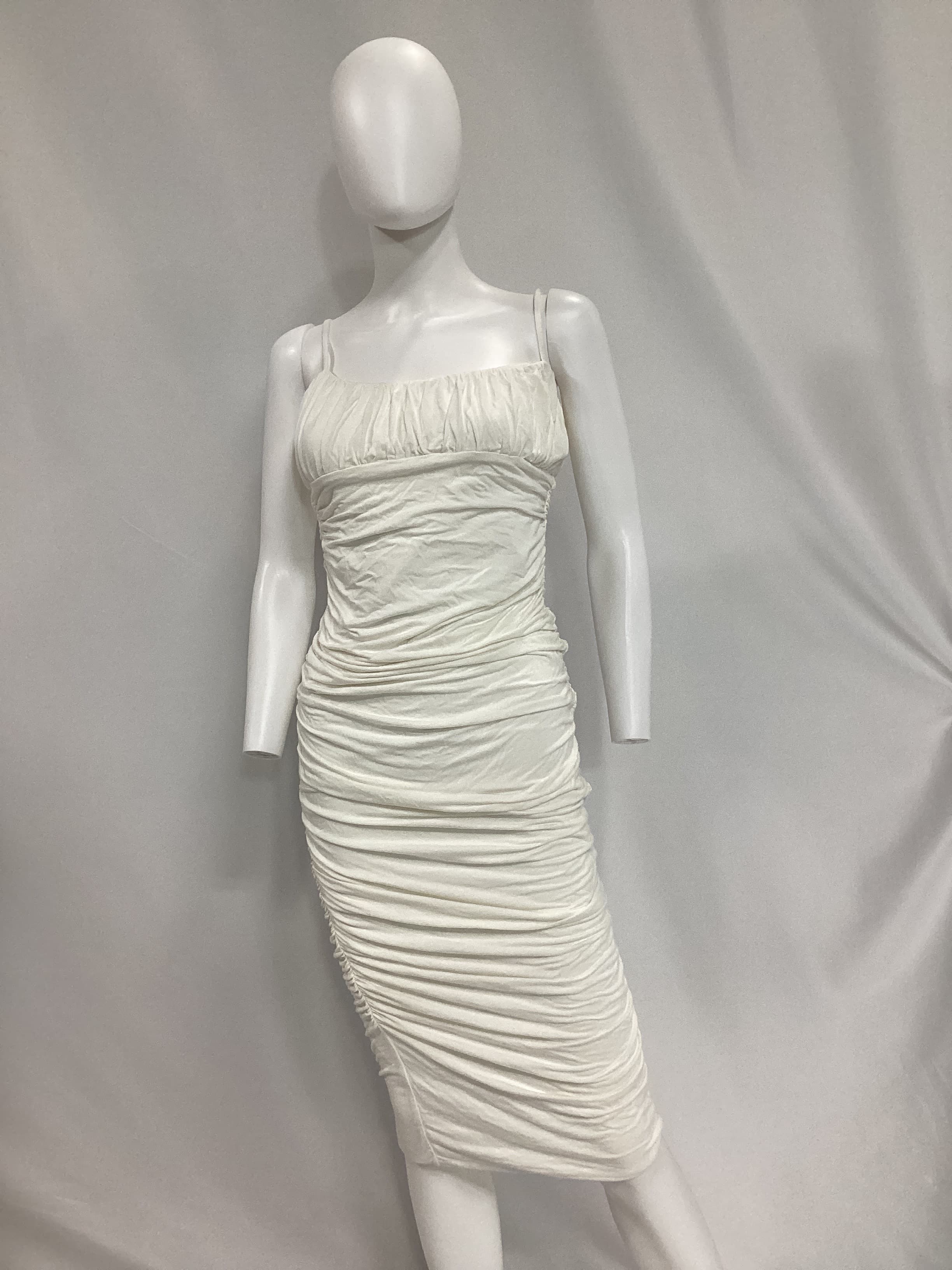 Emma Midi Dress In White - Image 2