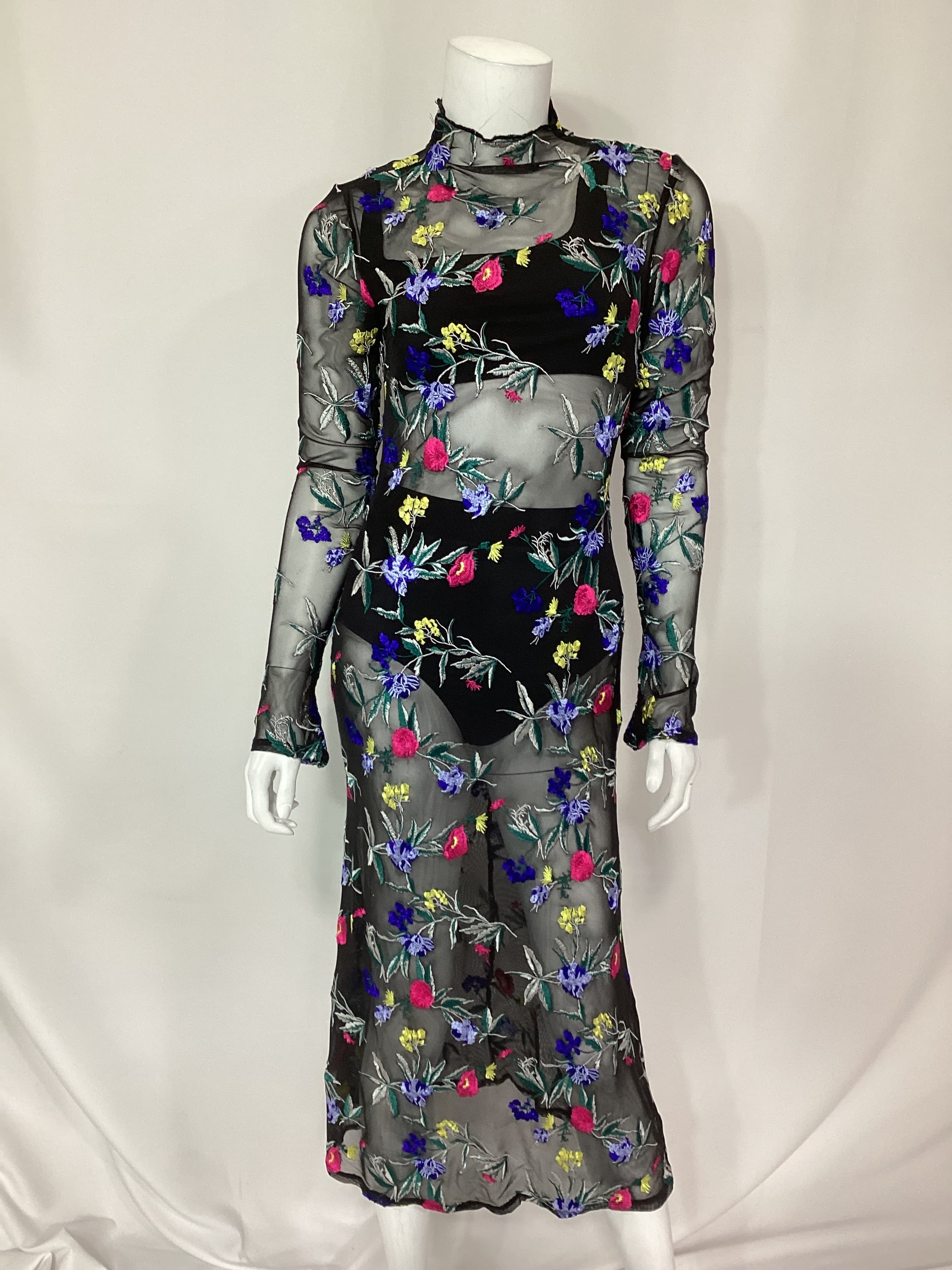 Alanna Midi Dress In Midnight Multi - Image 3