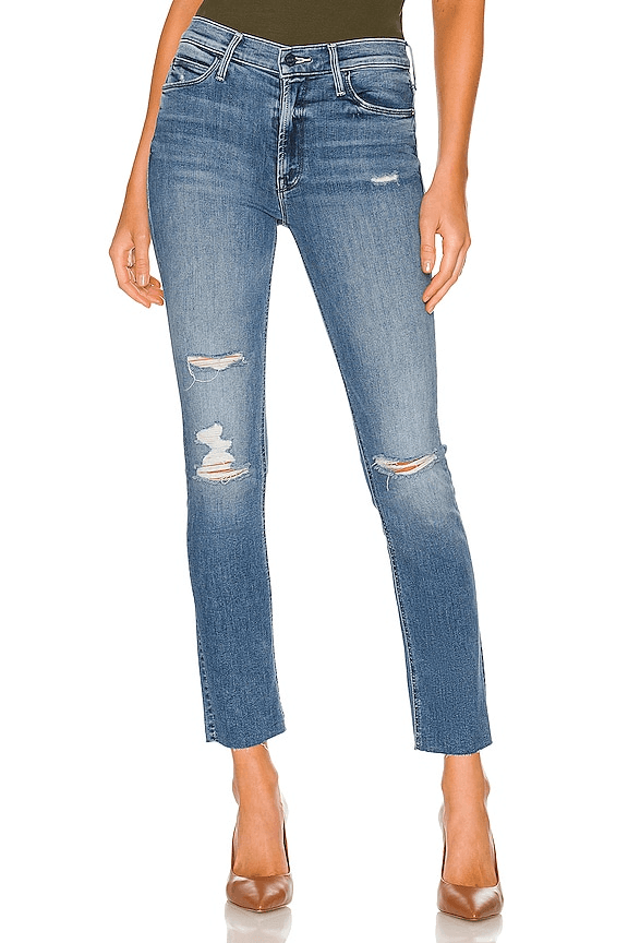 Mid Rise Dazzler Ankle Fray In Weekend Warrior - Image 1
