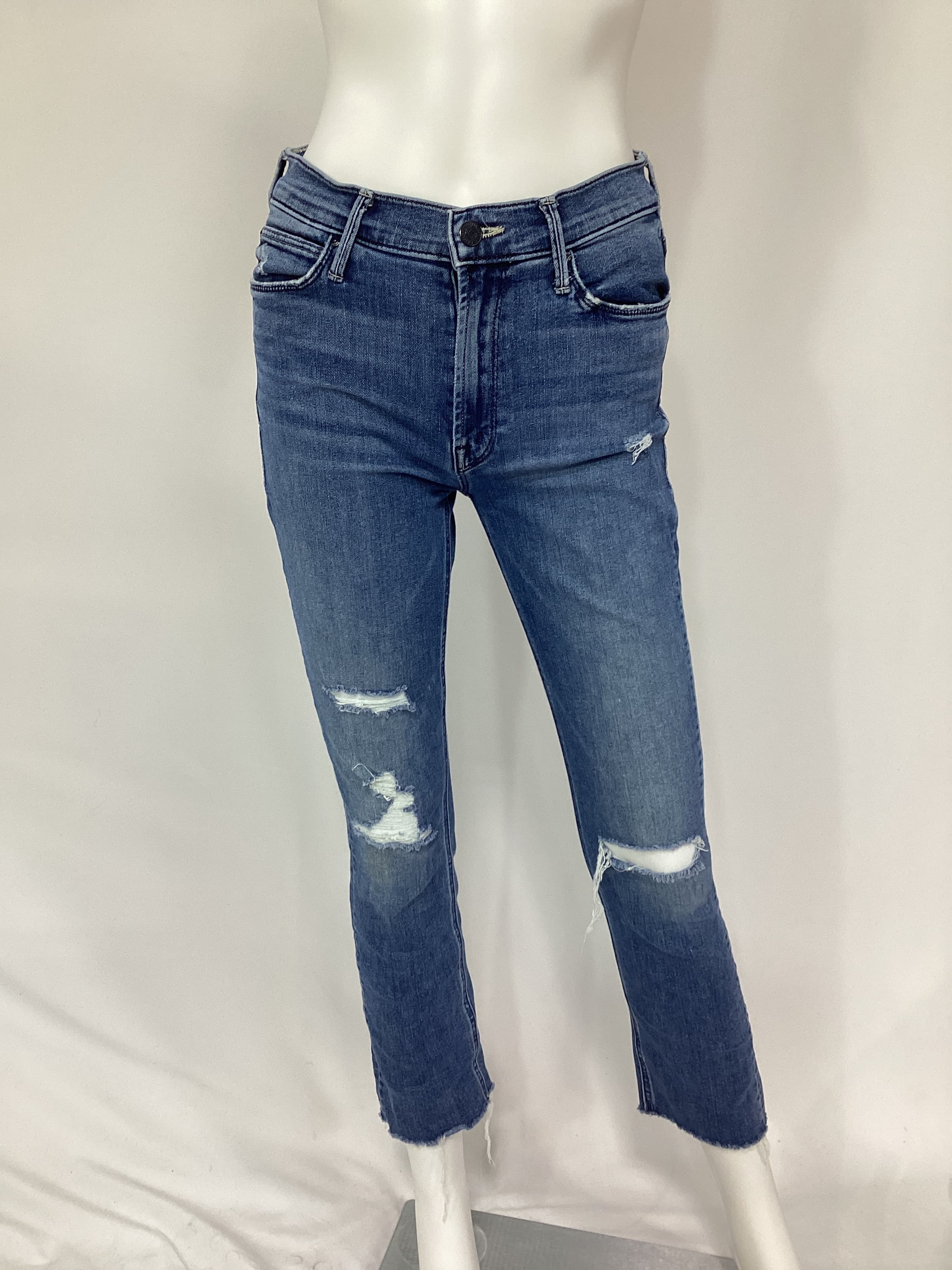 Mid Rise Dazzler Ankle Fray In Weekend Warrior - Image 2