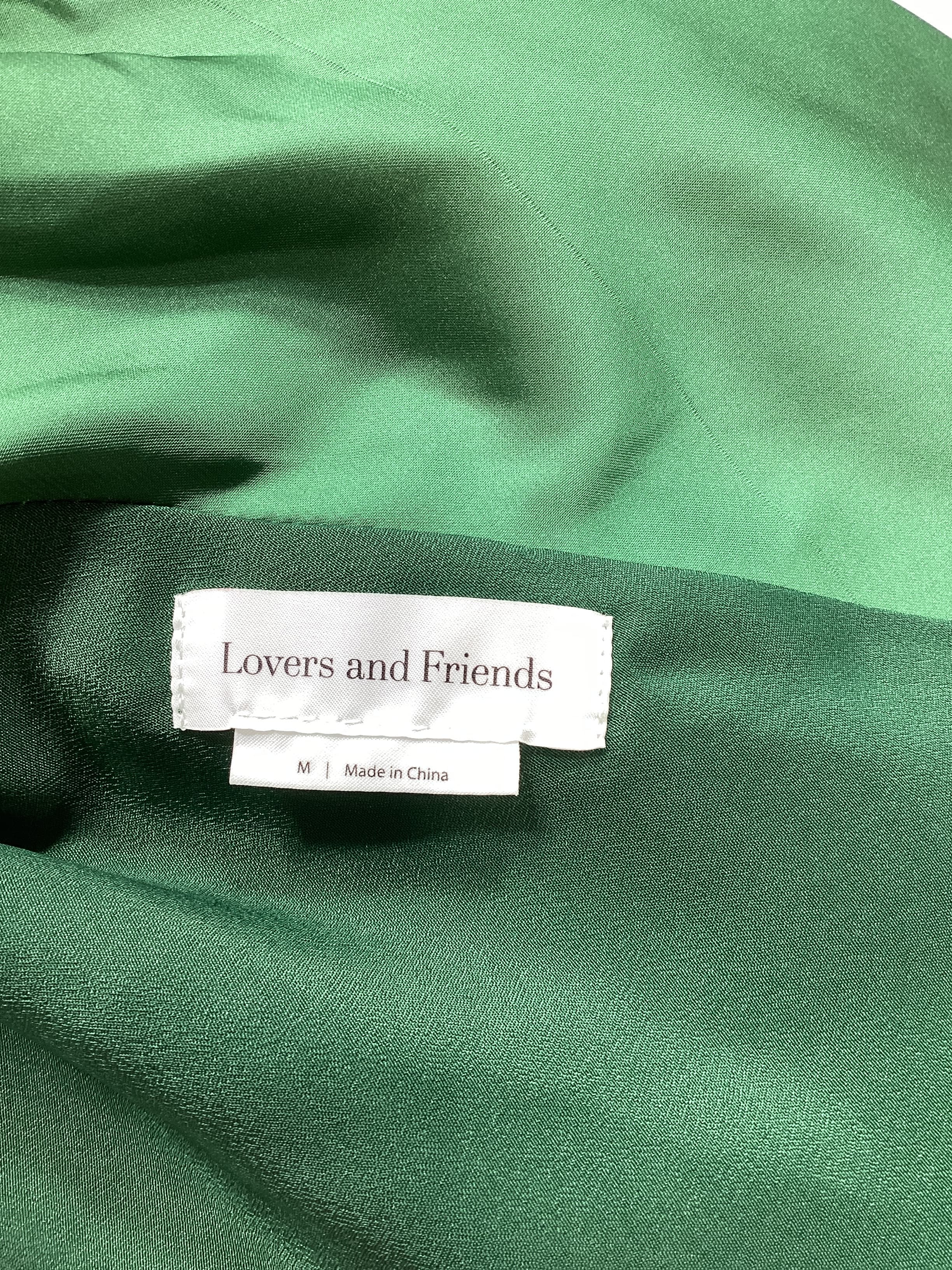 Boa Mini Dress In Green - Image 4