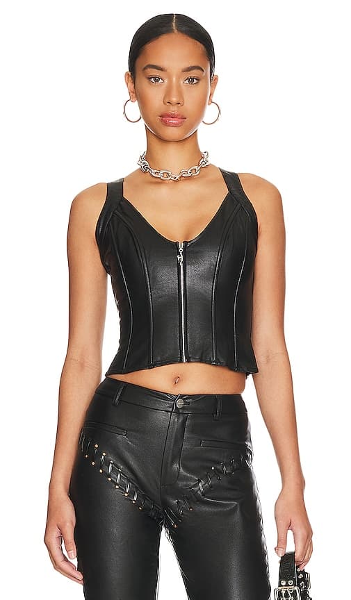 Valda Corset In Black - Image 1