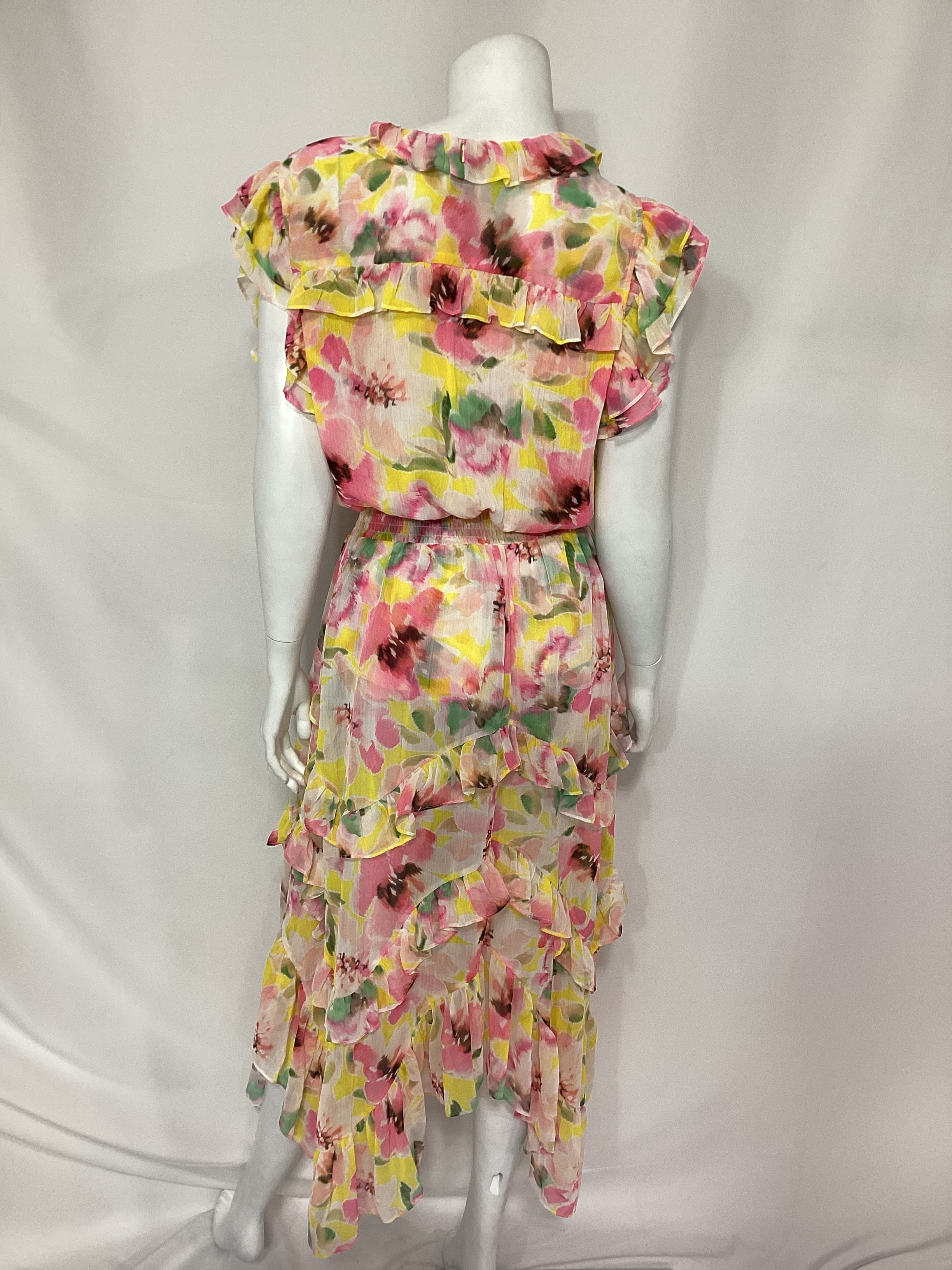 Dakota Dress In Hello Yellow Flora - Image 3