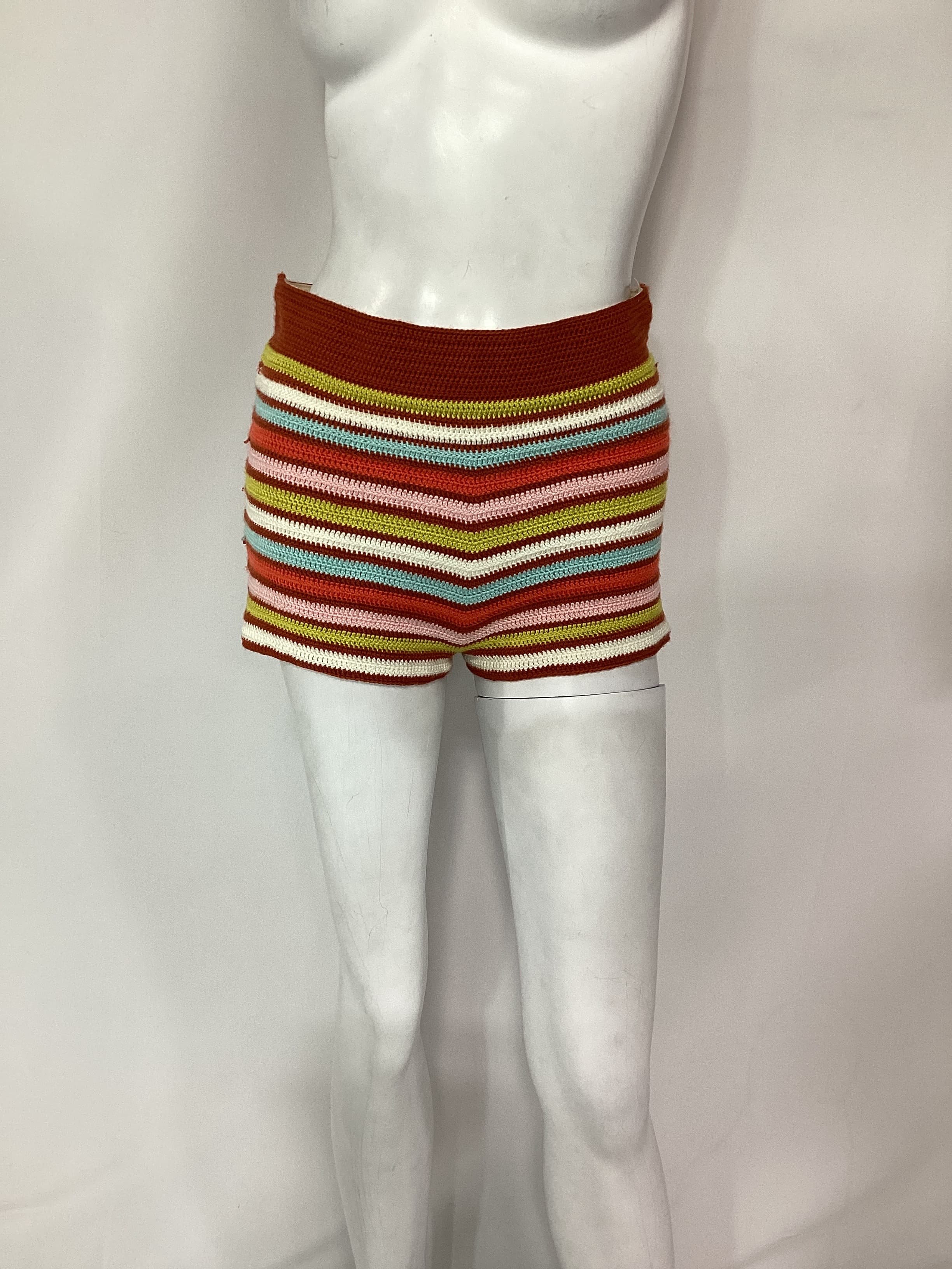 Crochet Short In Multicolor - Image 3