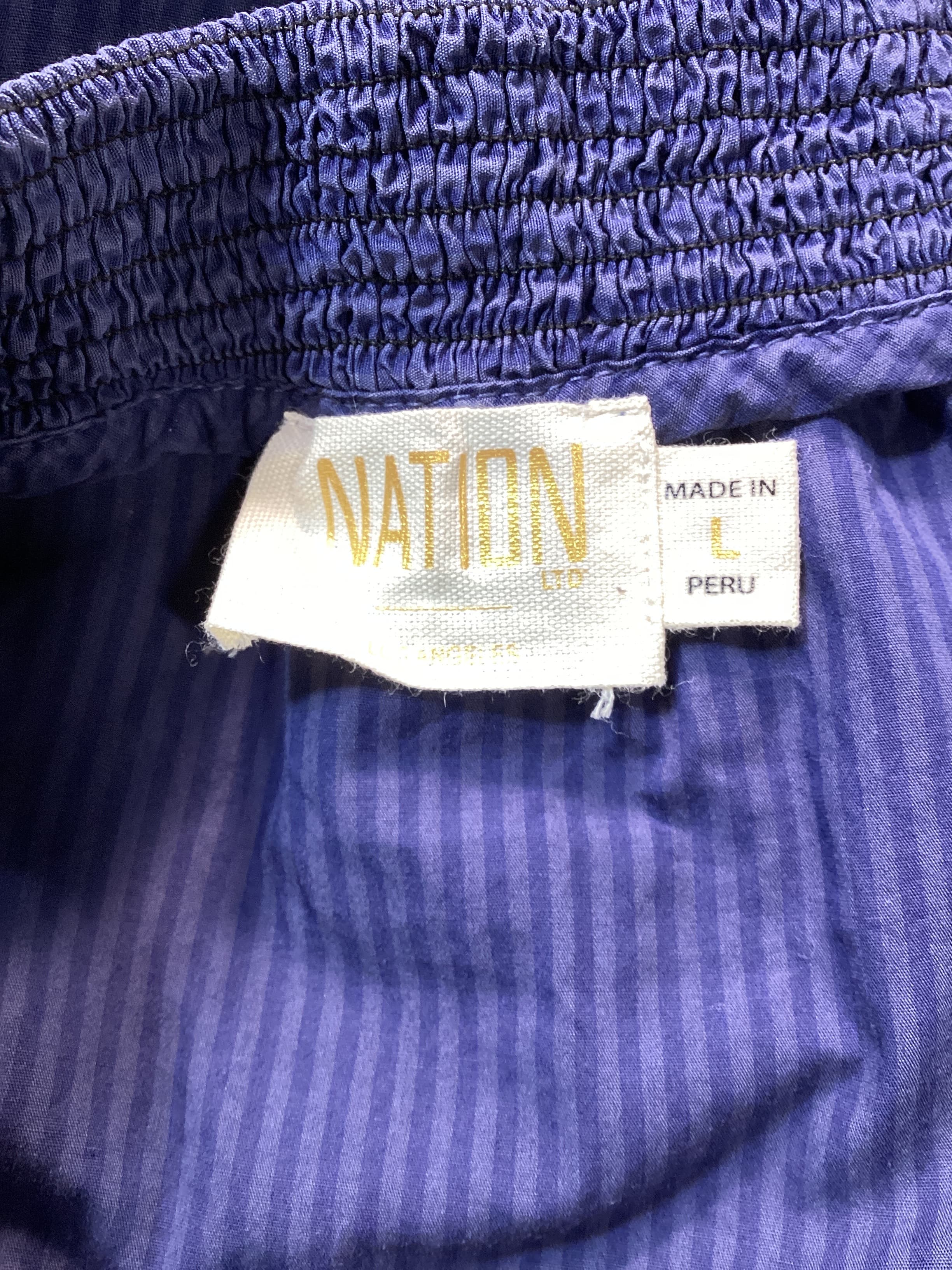Estelle Peasant Blouse In Shadow Stripe - Image 4