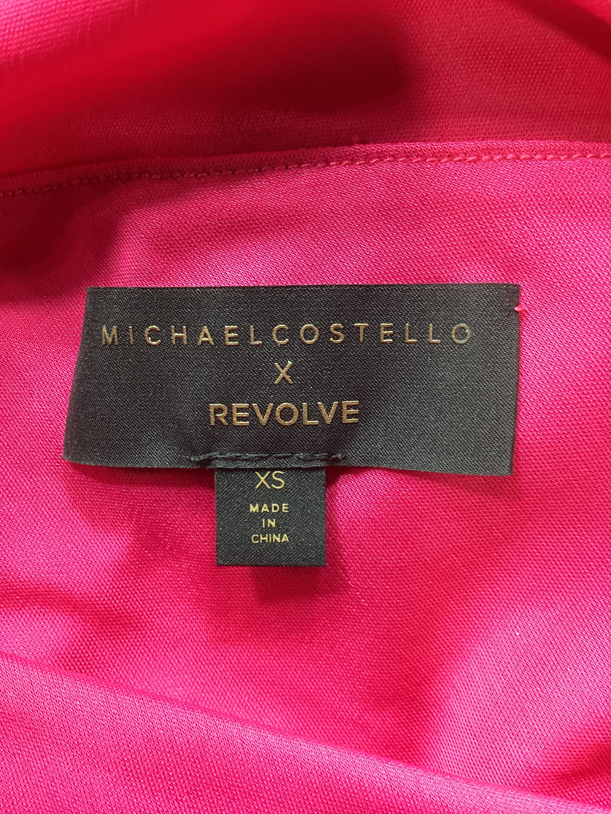 Michael Costello X Revolve Ulla Mini Dress In Hot Pink - Image 3