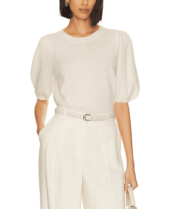 Lucerne Sweater In Ivory - Image 1