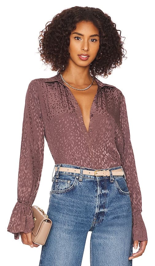 Abriana Shirt In Truffle - Image 1