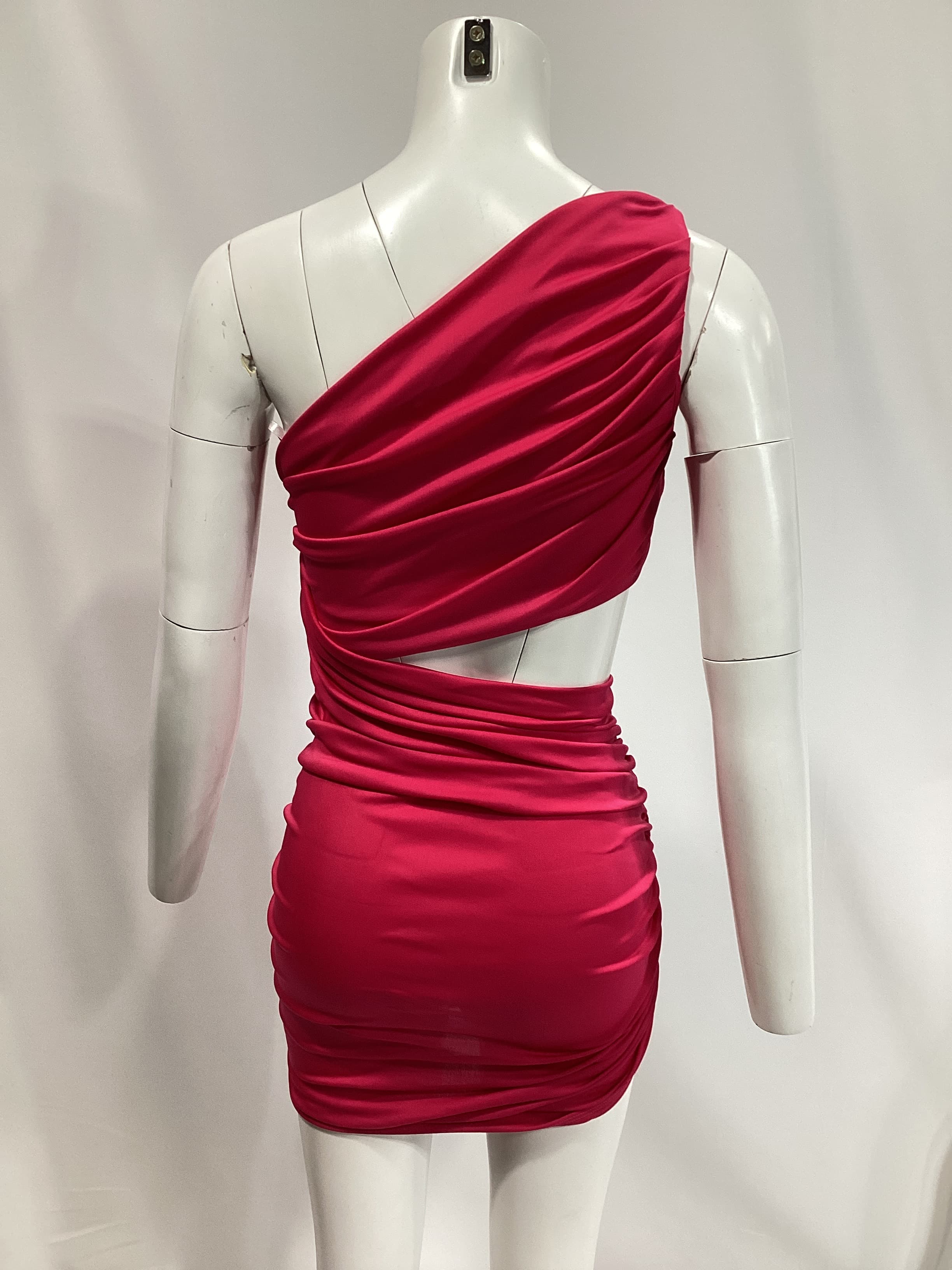 Michael Costello X Revolve Ulla Mini Dress In Hot Pink - Image 4