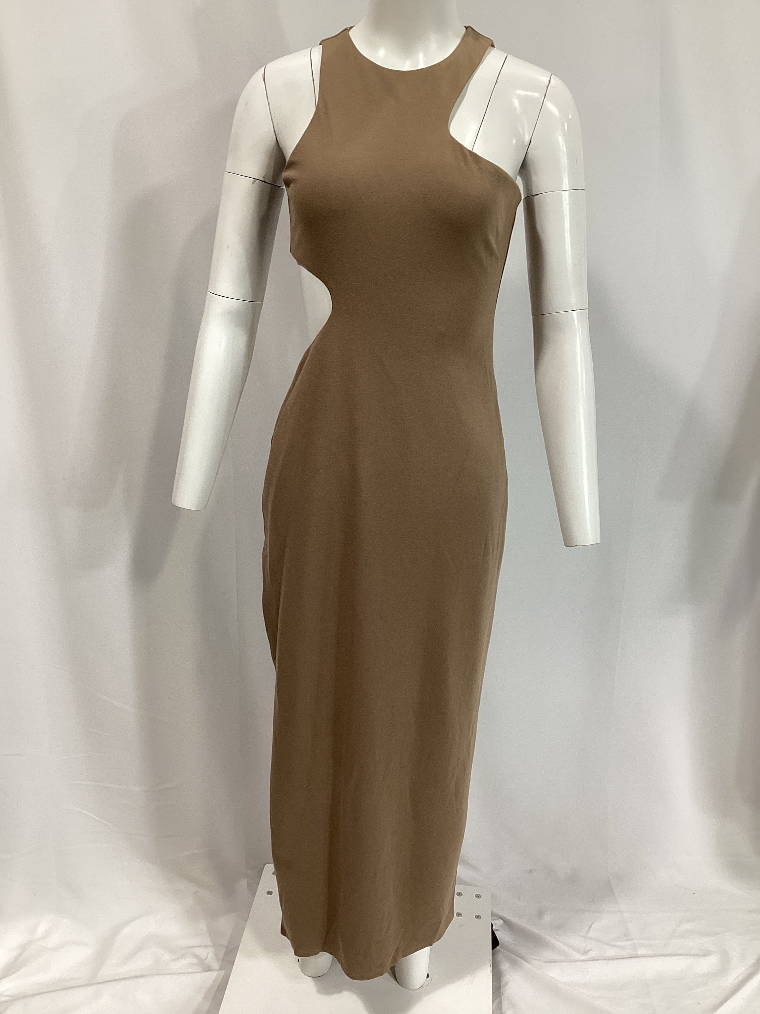 Michael Costello X Revolve Rylan Midi Dress In Taupe - Image 4