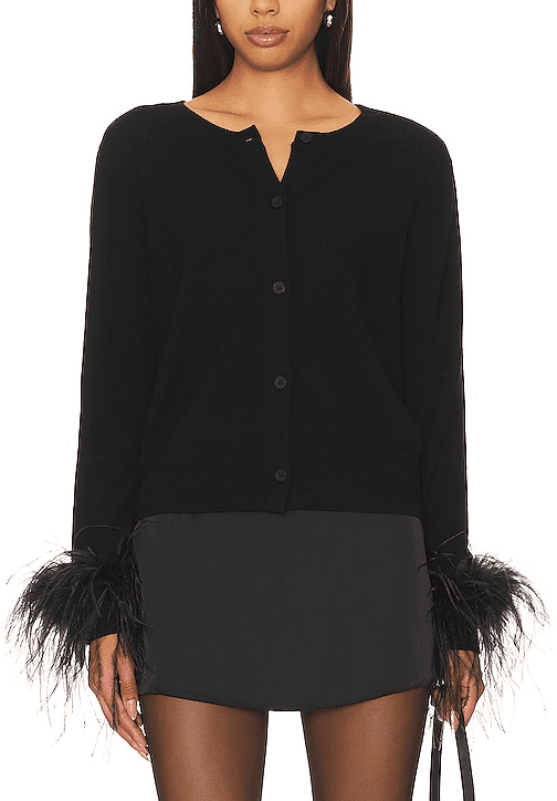 Shushu Feather Cardigan - Image 1