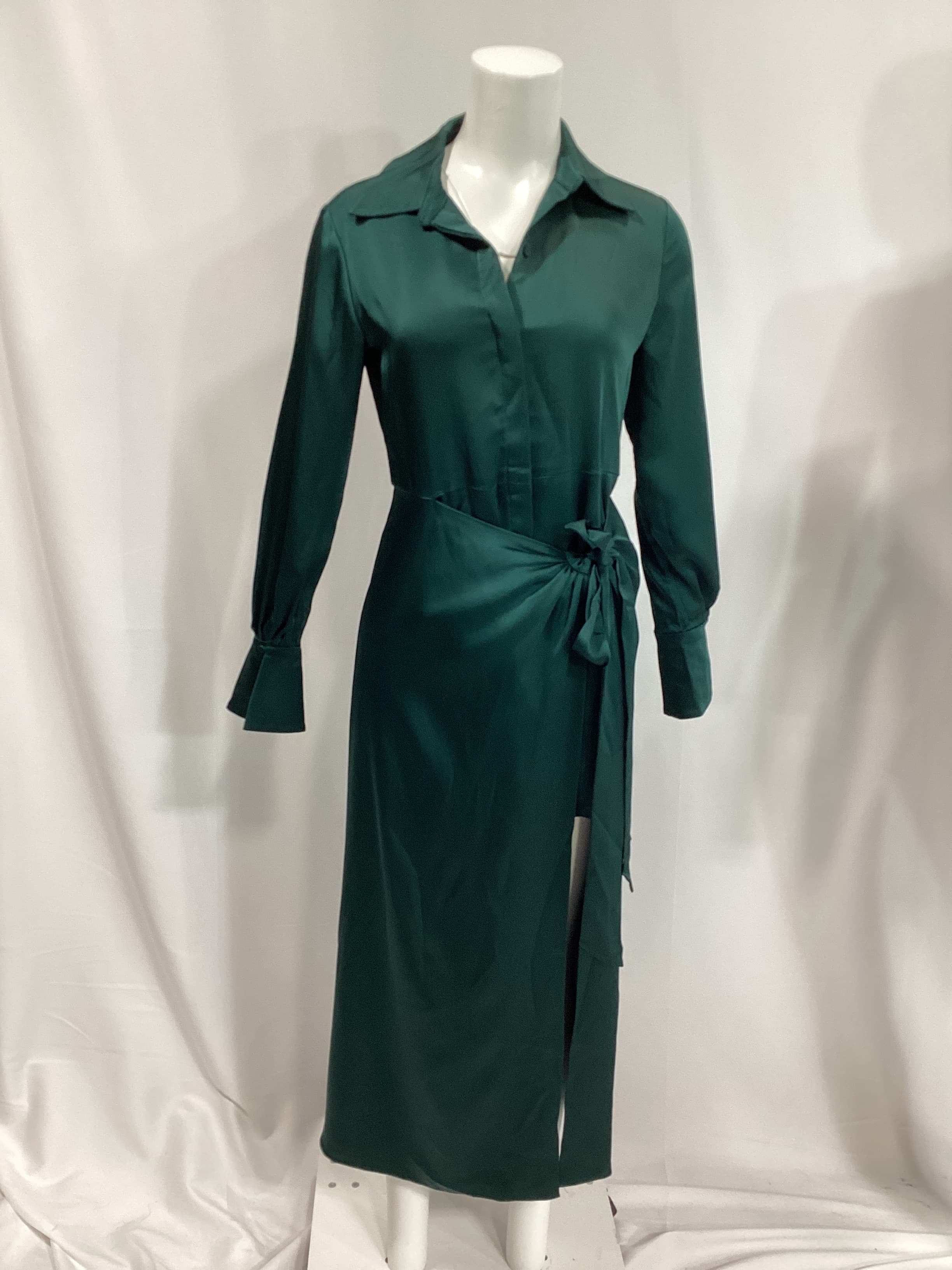 Samba Dress In Emerald - Image 3