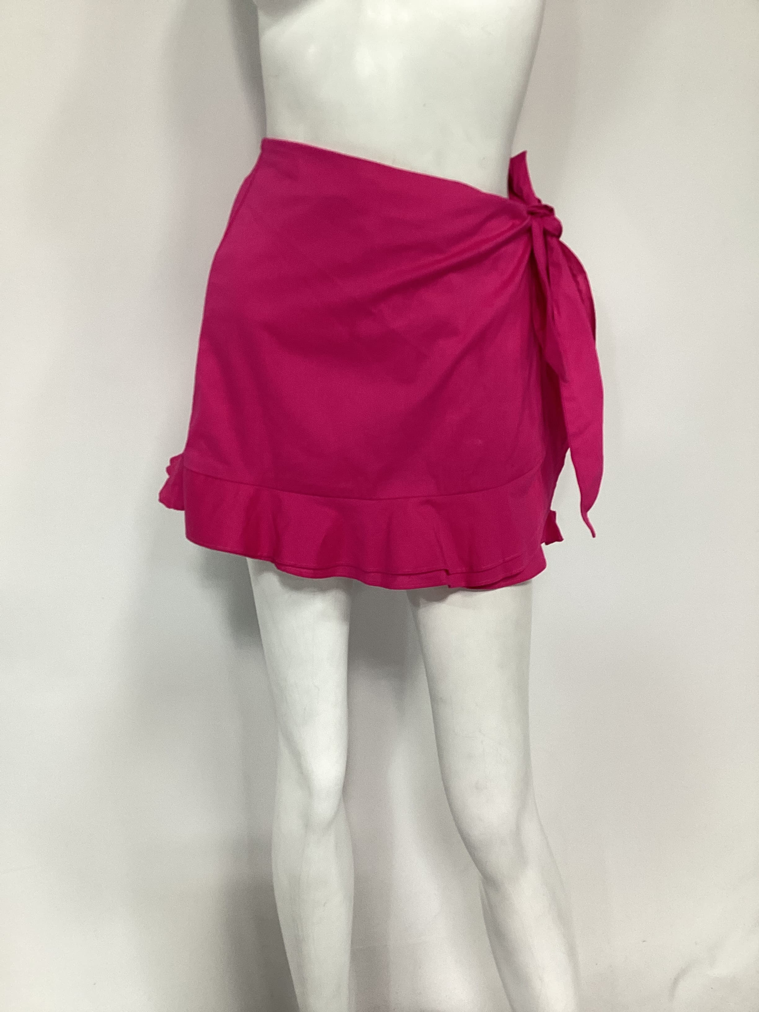 Show Me Your Mumu X Revolve Liza Ruffle Skirt In Hot Pink - Image 2