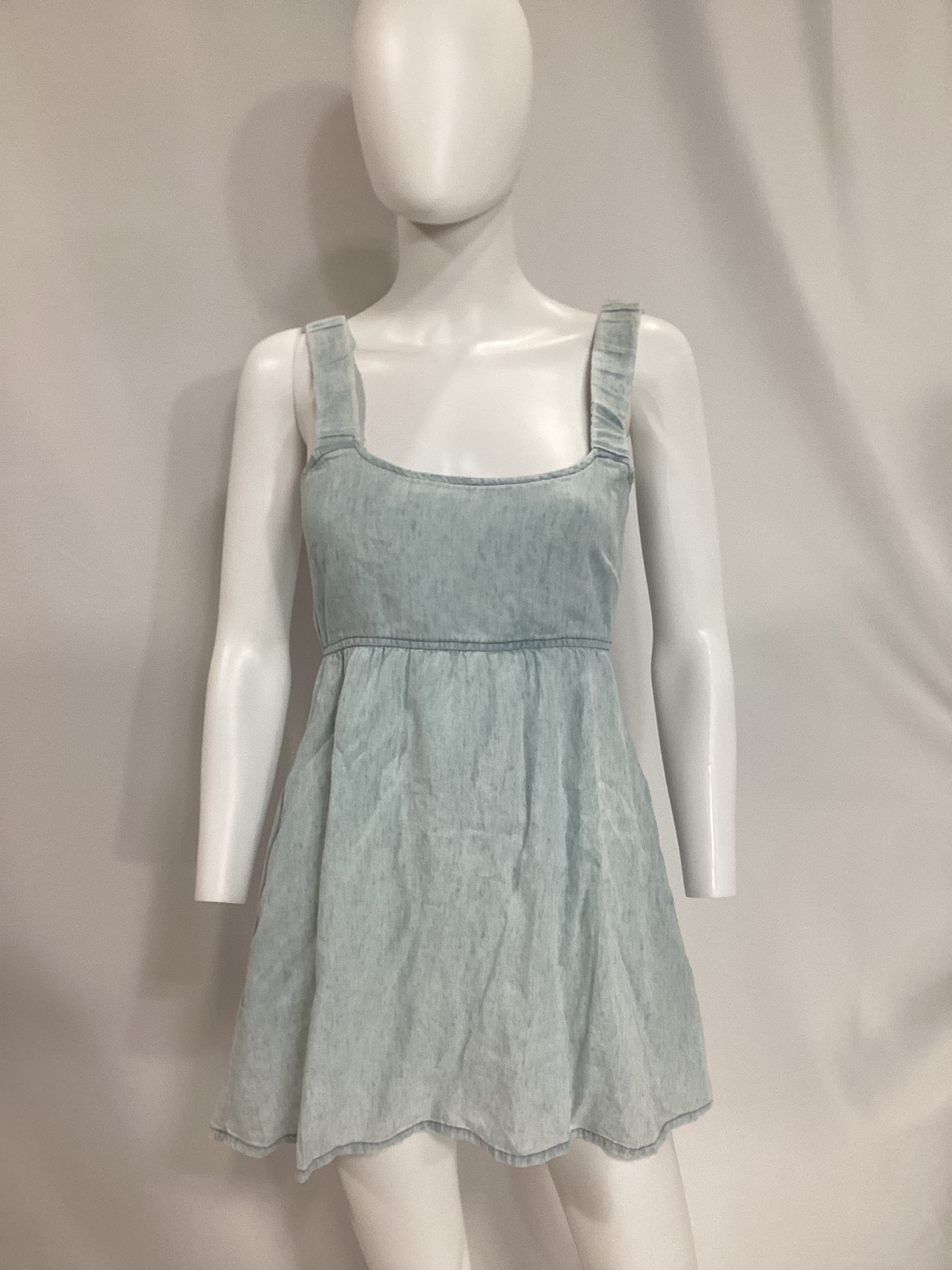 Tana Babydoll Dress In Shore - Image 3
