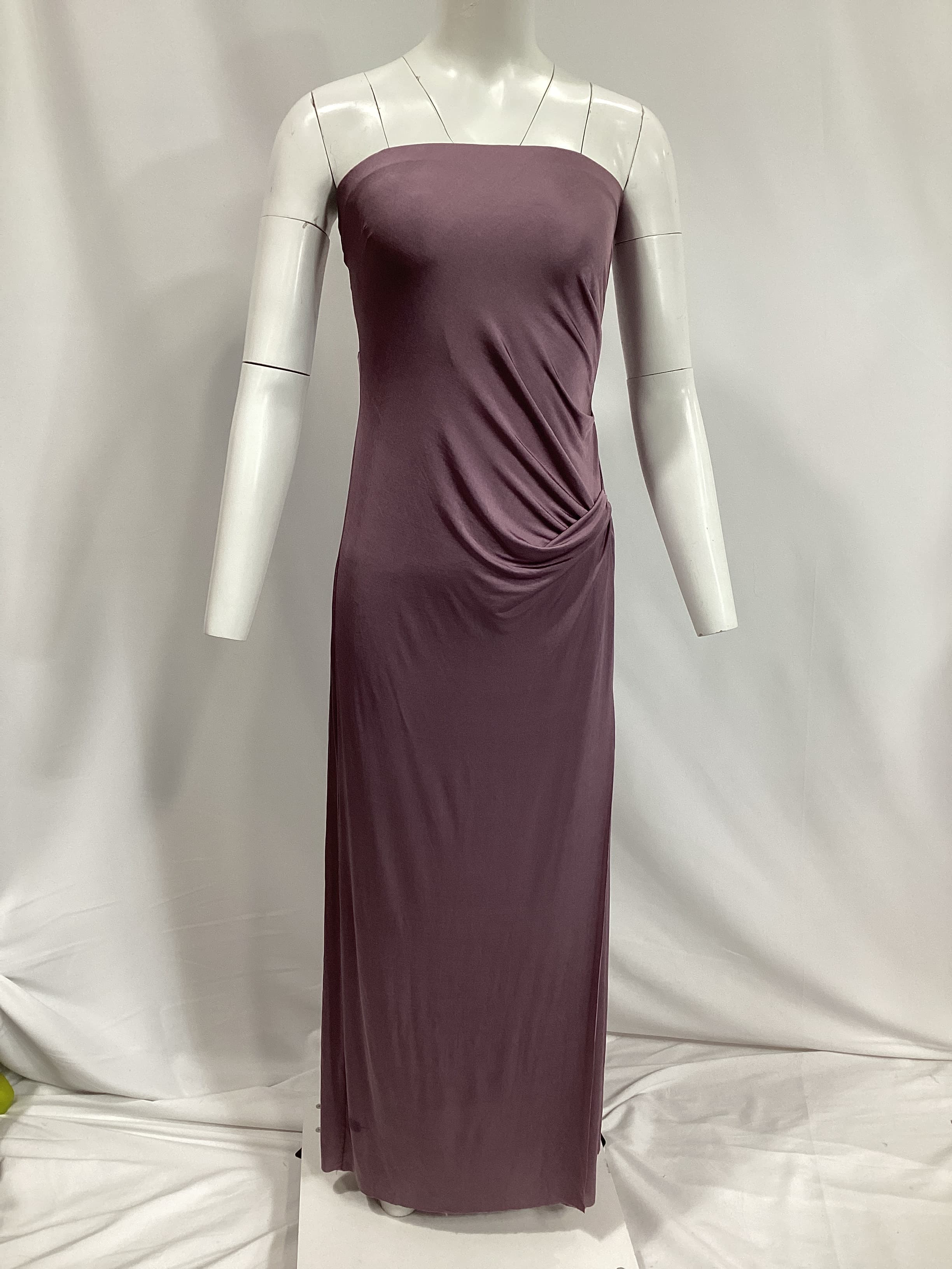 Petra Strapless Maxi Dress In Mauve - Image 4