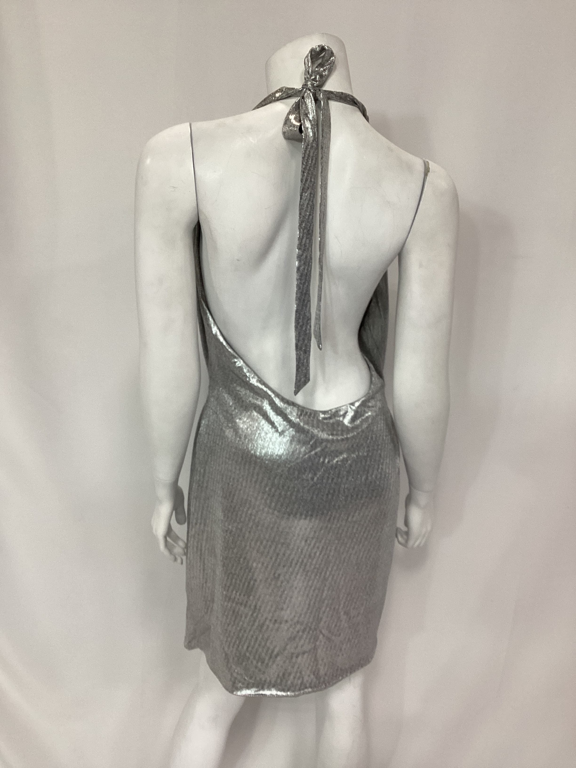Omari Dress In Silver - Image 3