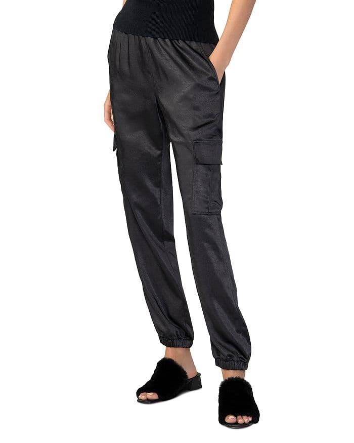 The Fixer Satin Jogger Pants - Image 1