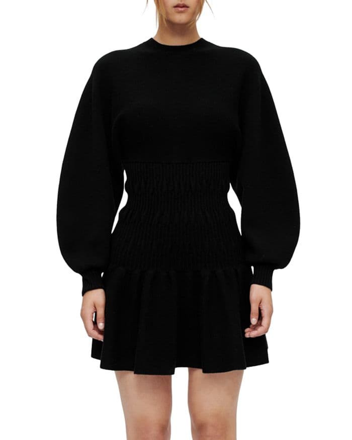 Rondy Balloon Sleeve Sweater Dress - Image 1