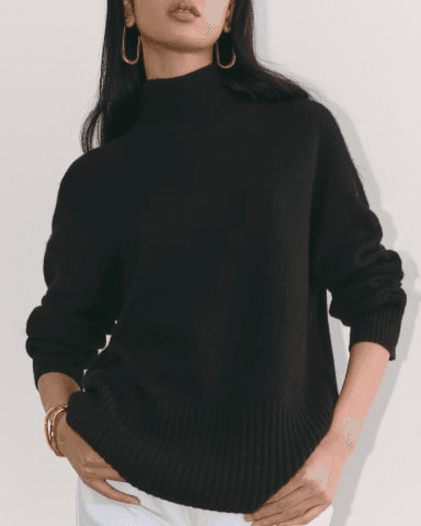 The Boxy Turtleneck In Cashmere - Image 1