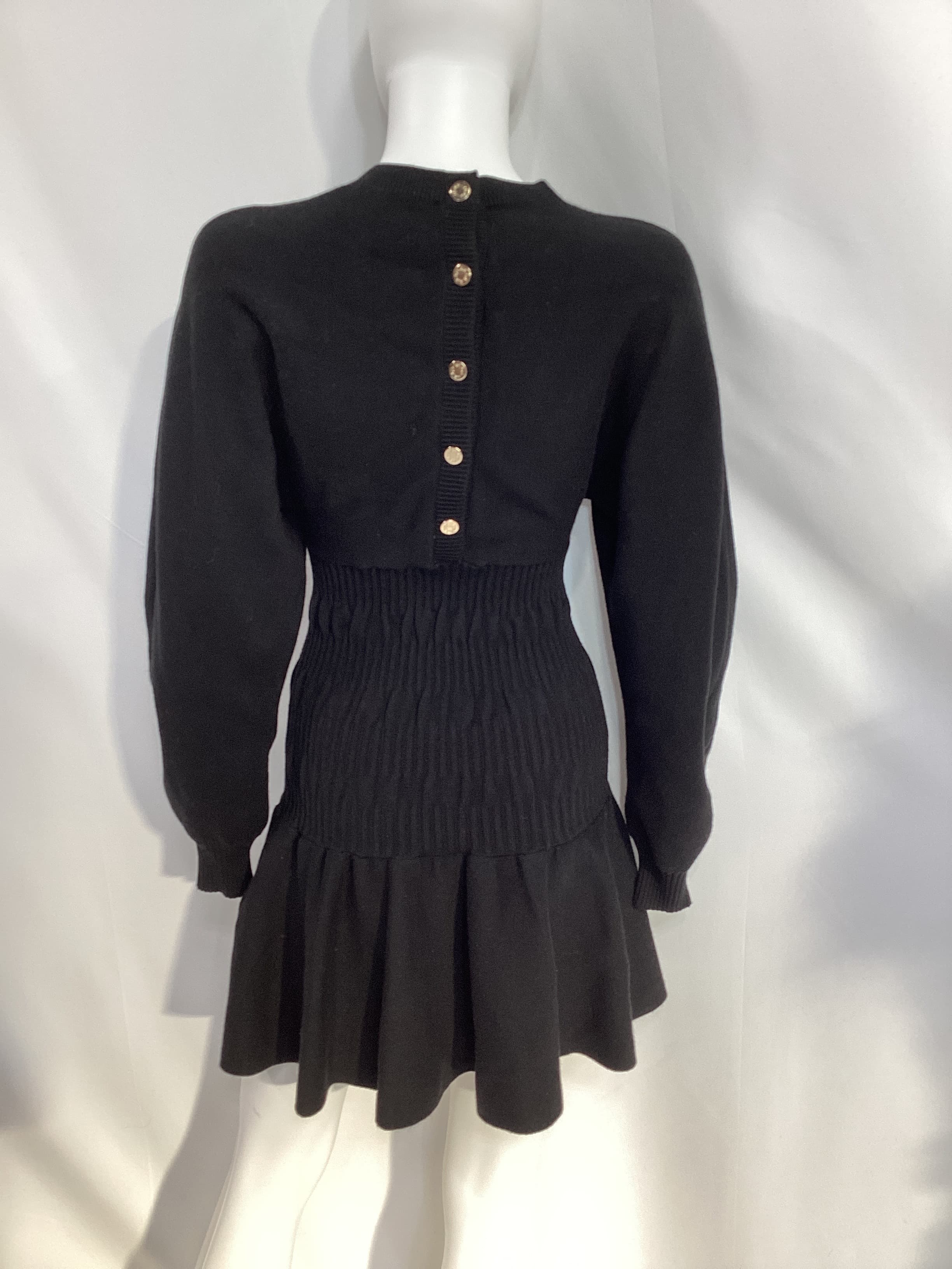 Rondy Balloon Sleeve Sweater Dress - Image 4